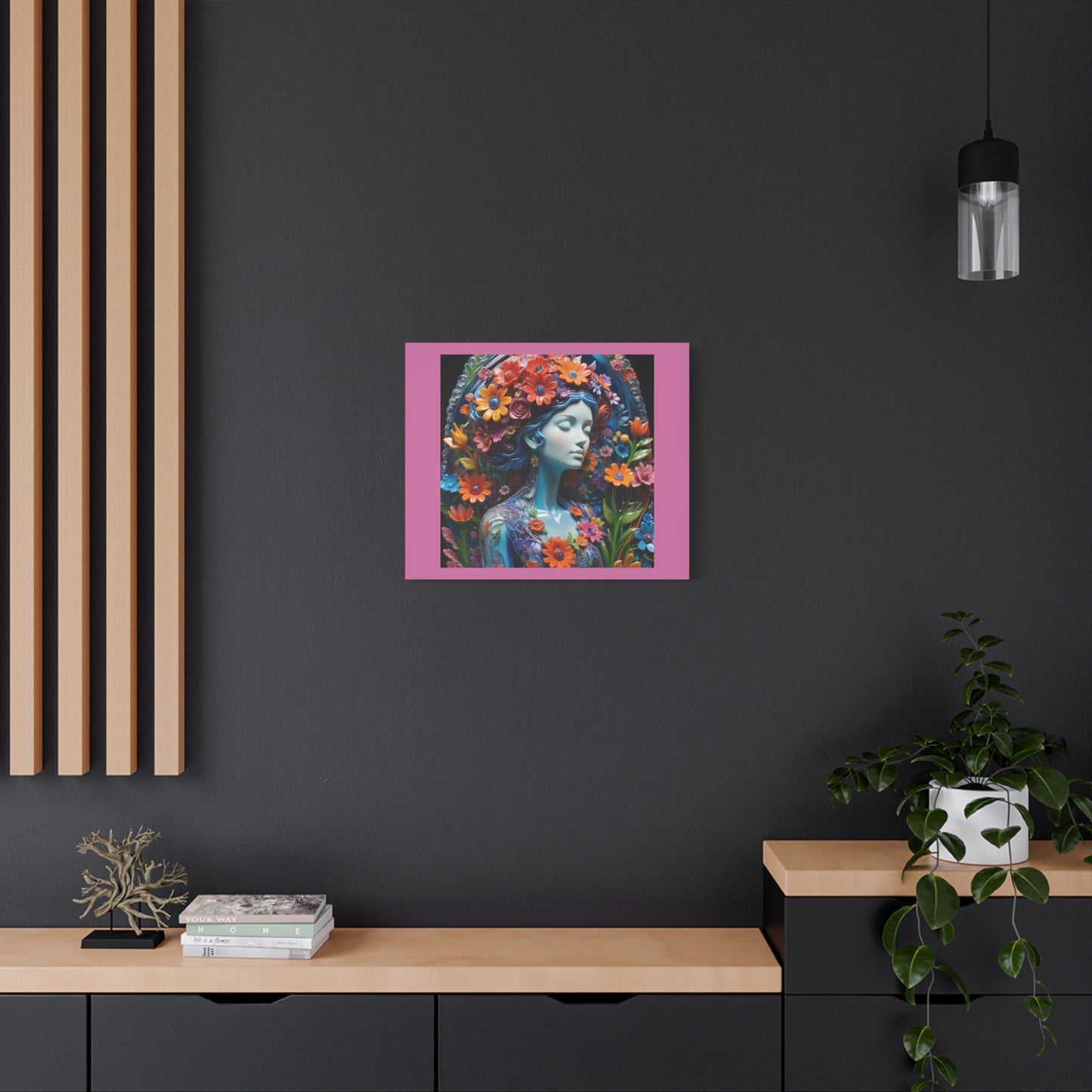 Copy of Copy of Floral Goddess Matte Canvas Wall Art
