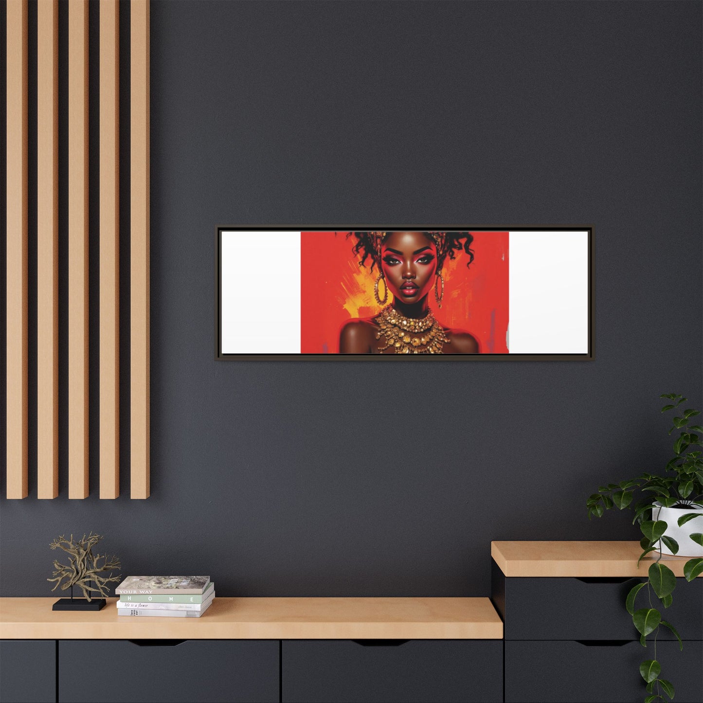 Matte Canvas, Framed (Multi-color)