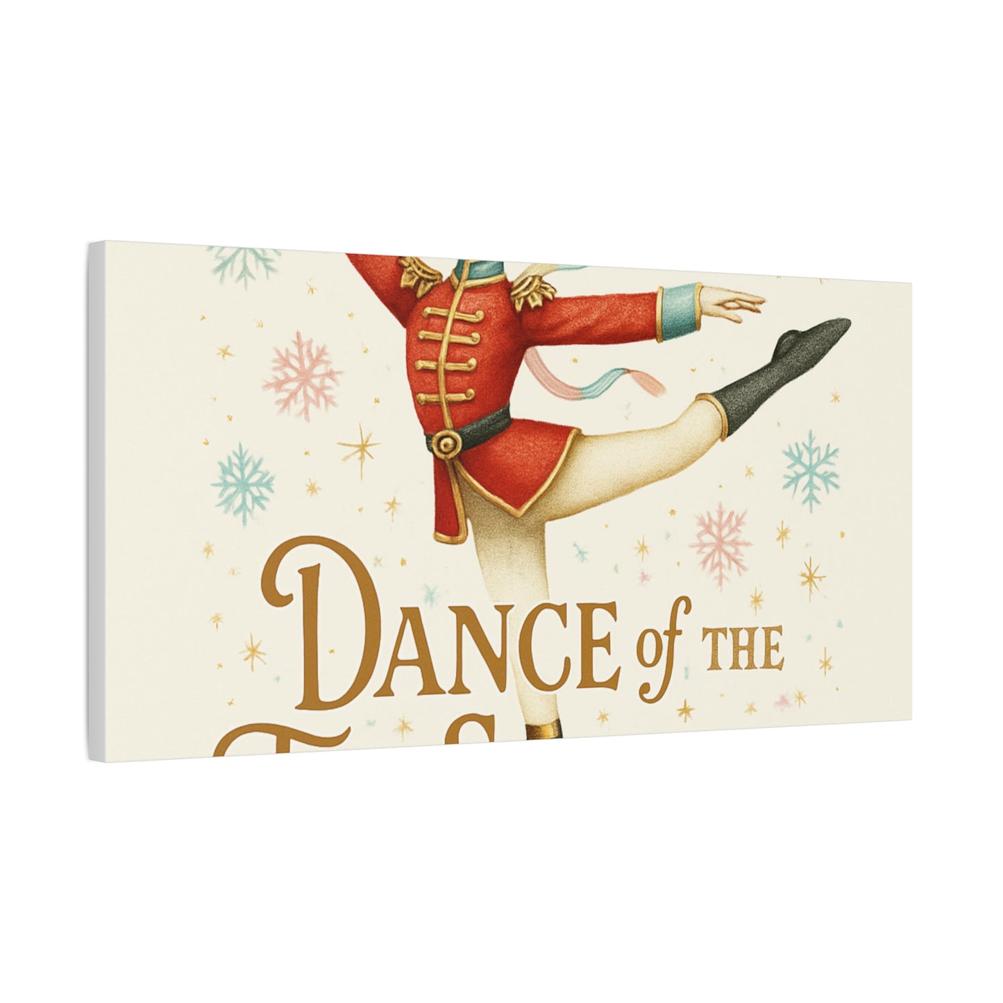 Dance of the Toy Soldiers Canvas Wall Art — Vintage Nutcracker Ballet Print