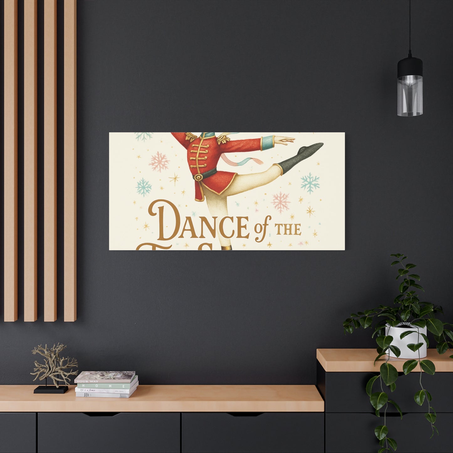 Dance of the Toy Soldiers Canvas Wall Art — Vintage Nutcracker Ballet Print
