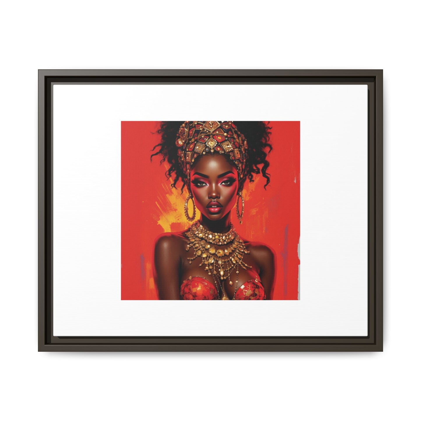 Matte Canvas, Framed (Multi-color)