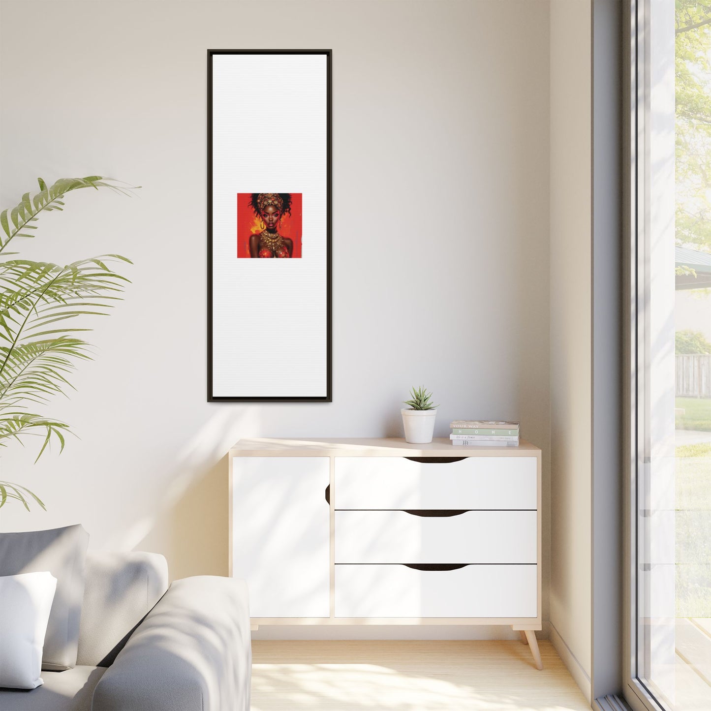 Matte Canvas, Framed (Multi-color)