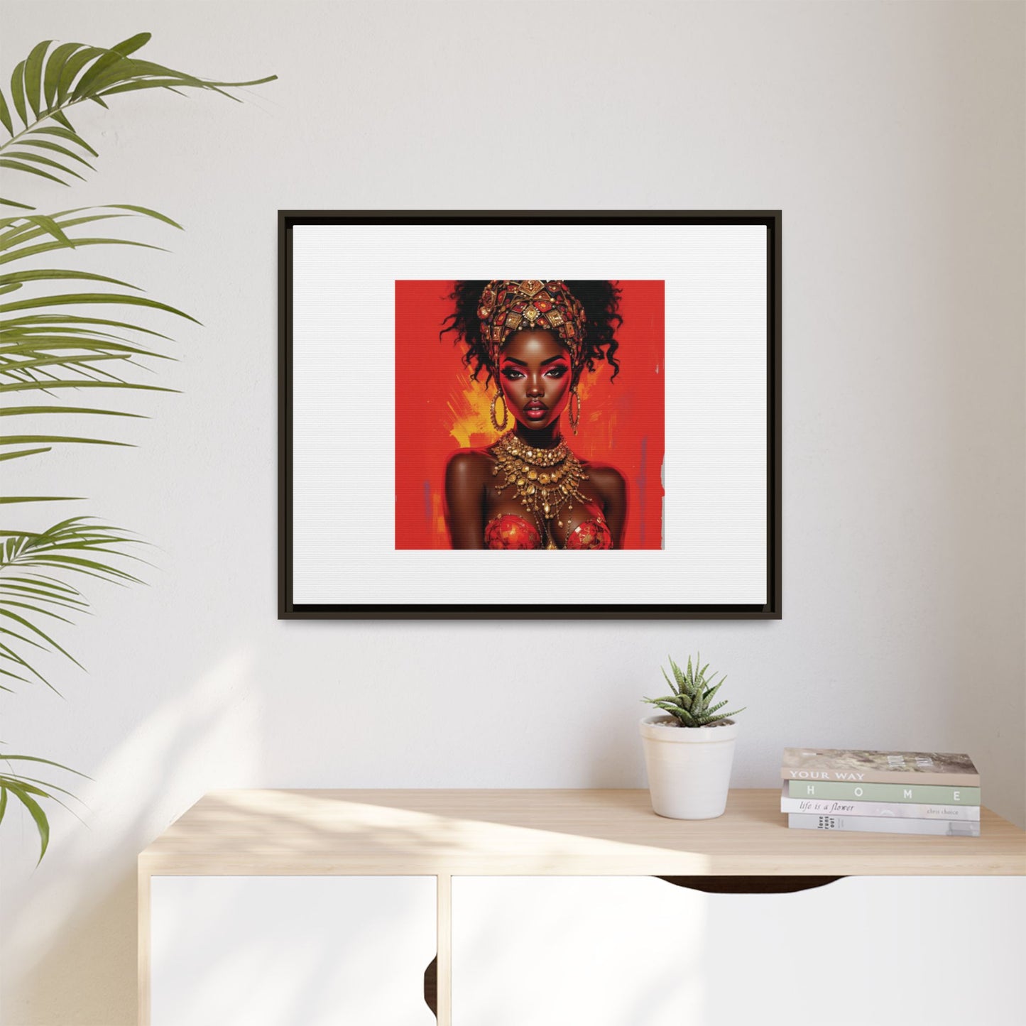 Matte Canvas, Framed (Multi-color)