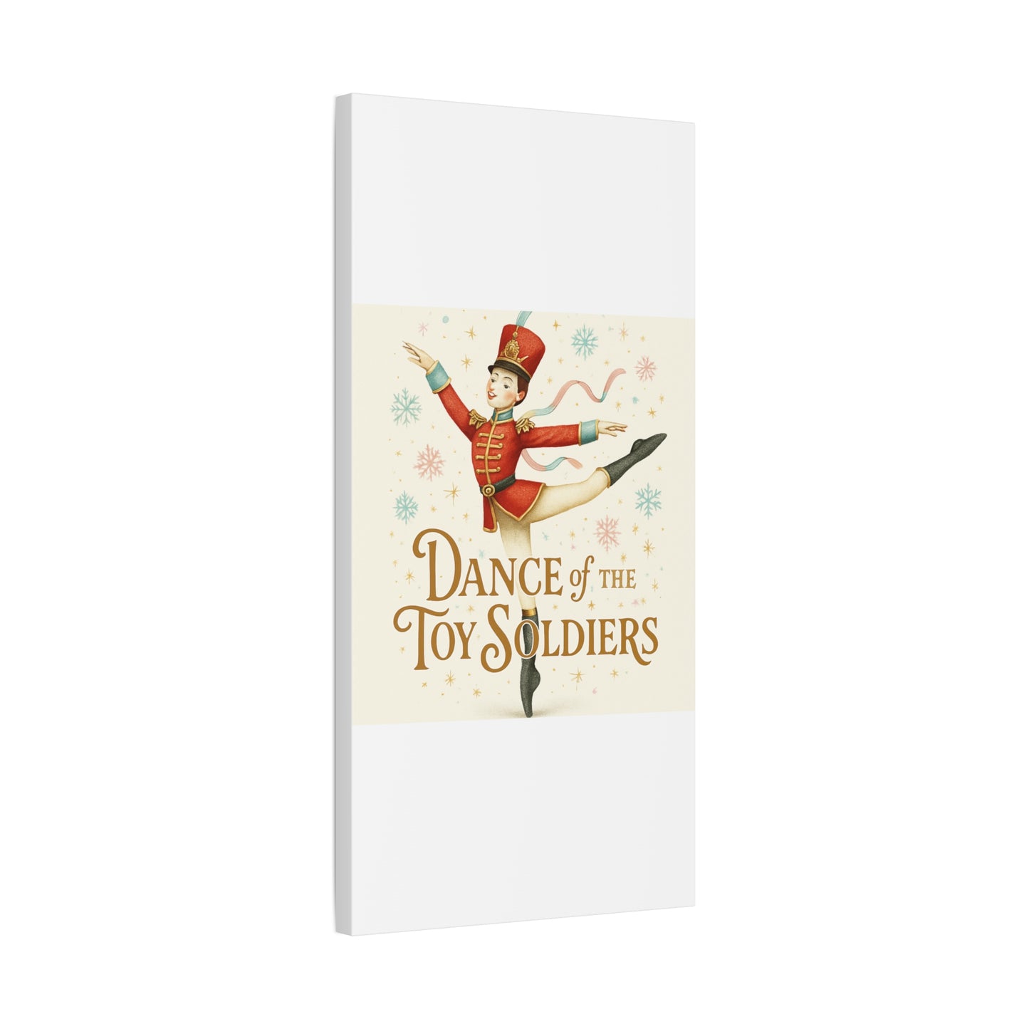 Dance of the Toy Soldiers Canvas Wall Art — Vintage Nutcracker Ballet Print