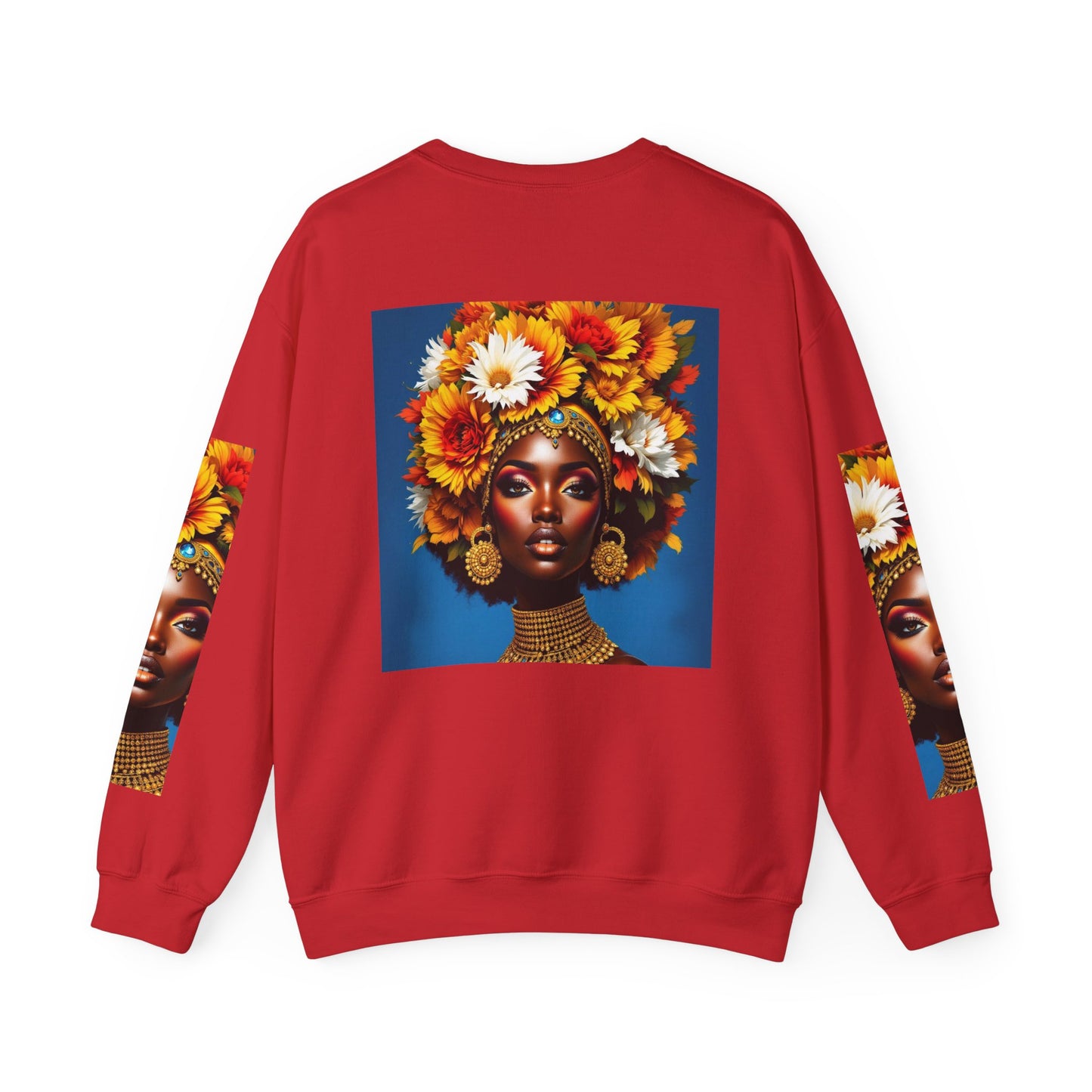 Floral Queen Crewneck Sweatshirt - Unisex Heavy Blend™