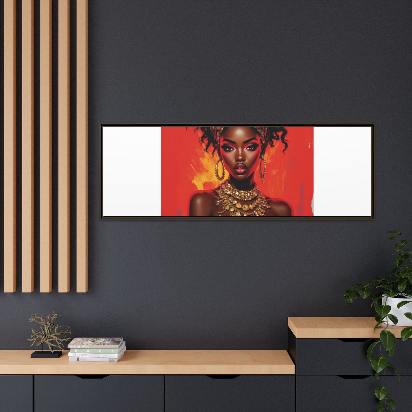 Matte Canvas, Framed (Multi-color)