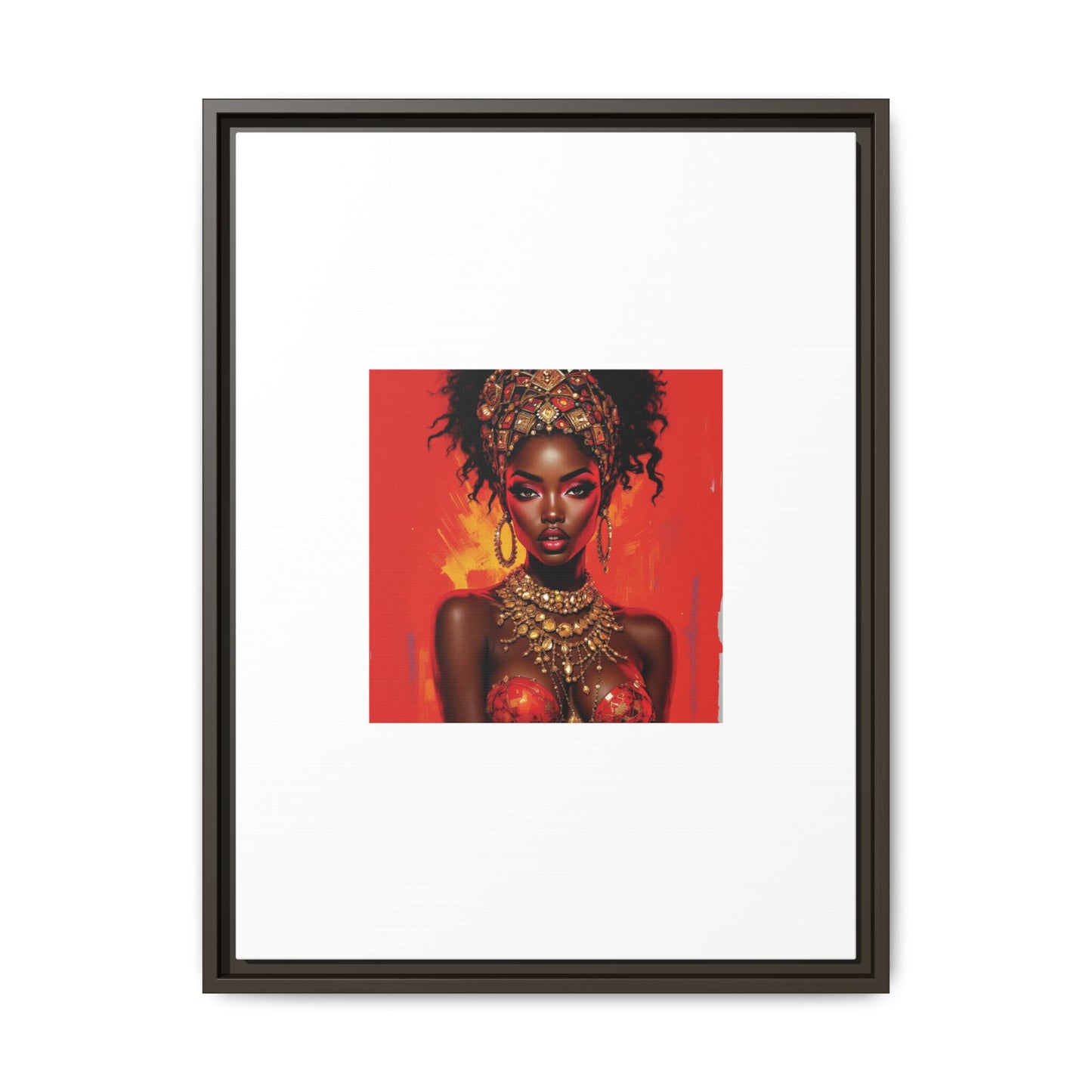 Matte Canvas, Framed (Multi-color)