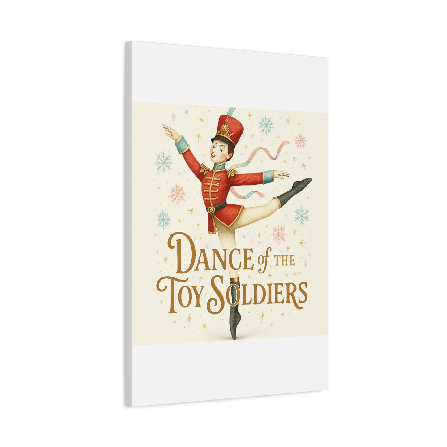 Dance of the Toy Soldiers Canvas Wall Art — Vintage Nutcracker Ballet Print
