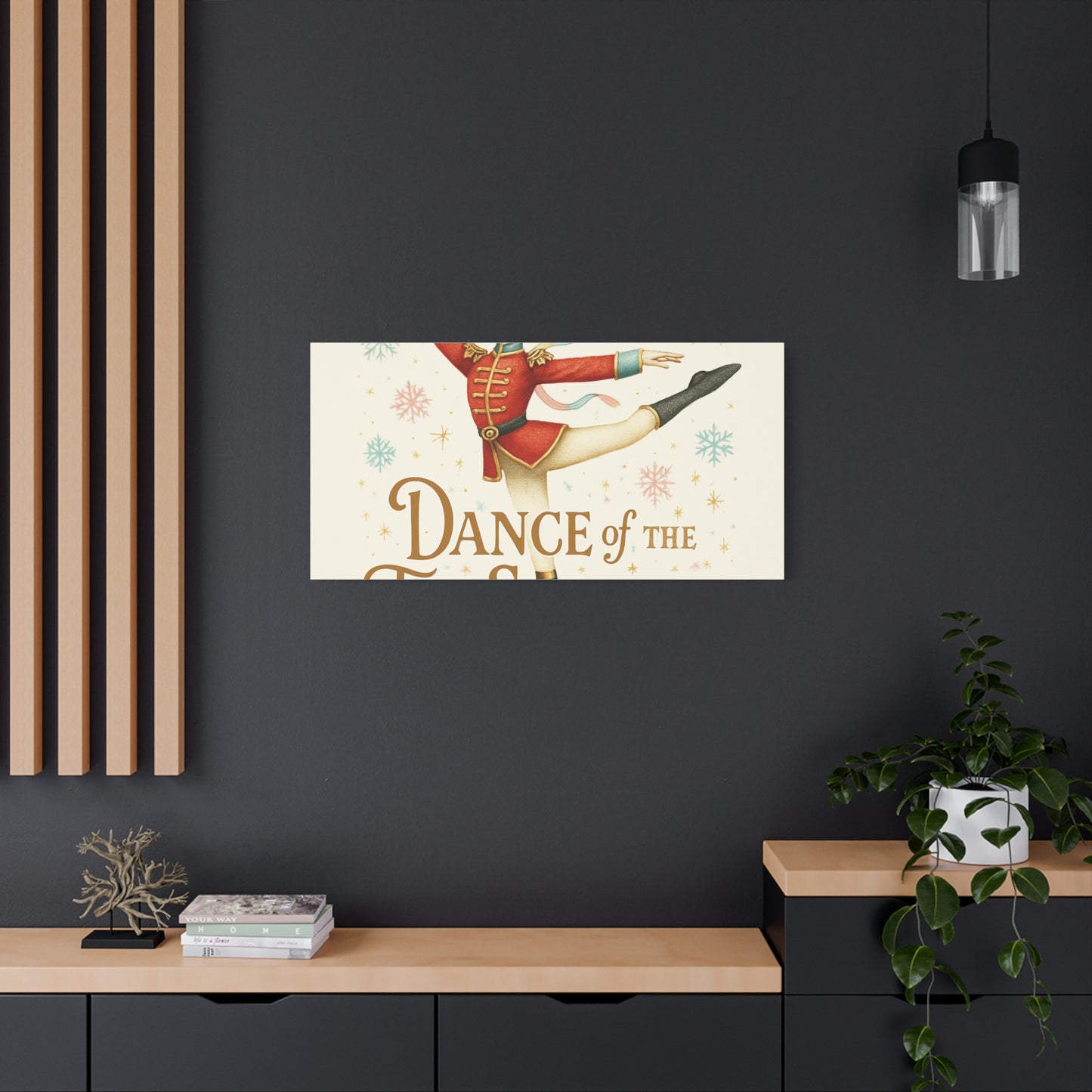 Dance of the Toy Soldiers Canvas Wall Art — Vintage Nutcracker Ballet Print