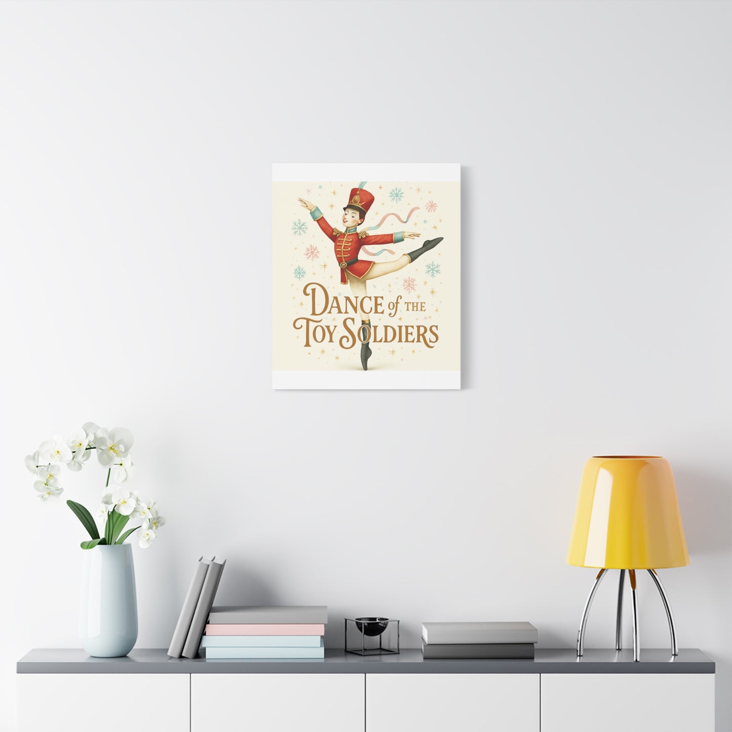 Dance of the Toy Soldiers Canvas Wall Art — Vintage Nutcracker Ballet Print