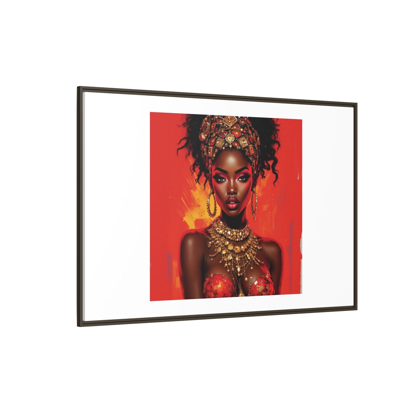 Matte Canvas, Framed (Multi-color)