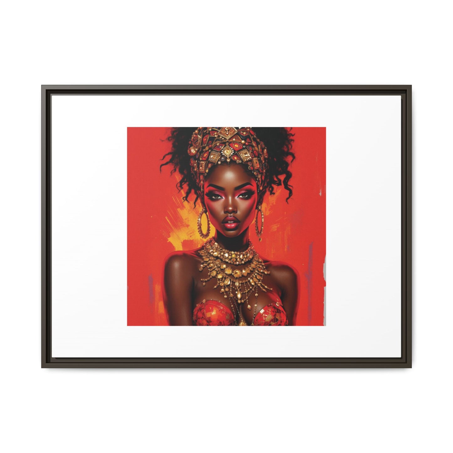 Matte Canvas, Framed (Multi-color)