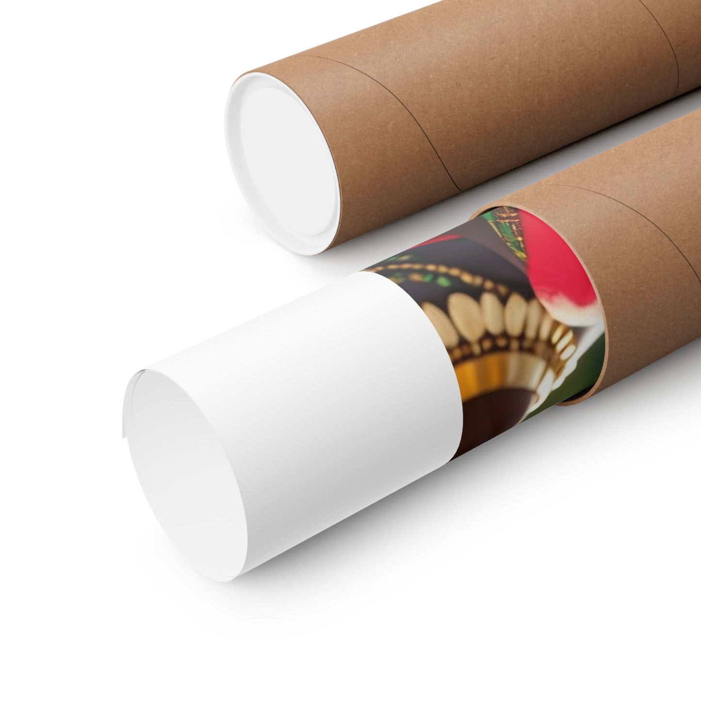 African Queen Matte Poster — Vibrant Cultural Wall Art