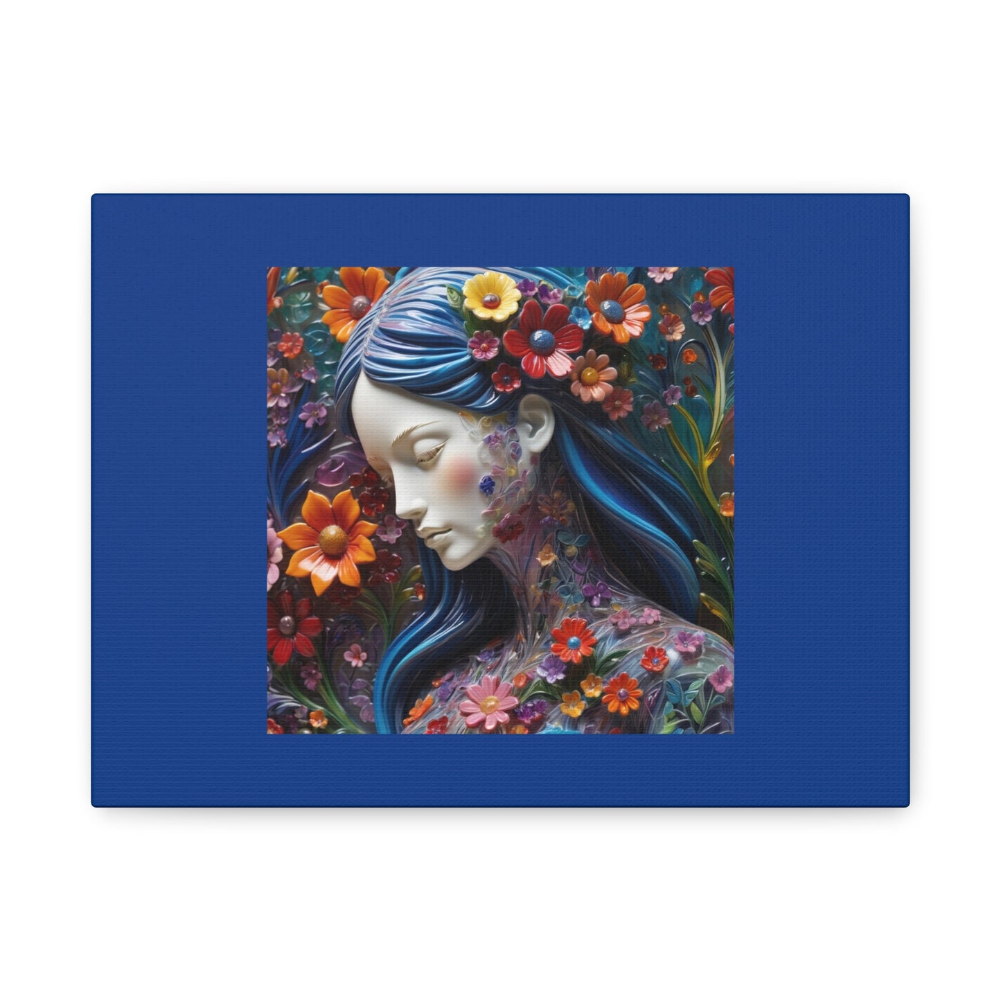 Floral Muse Matte Canvas Print — Stretched 1.25"