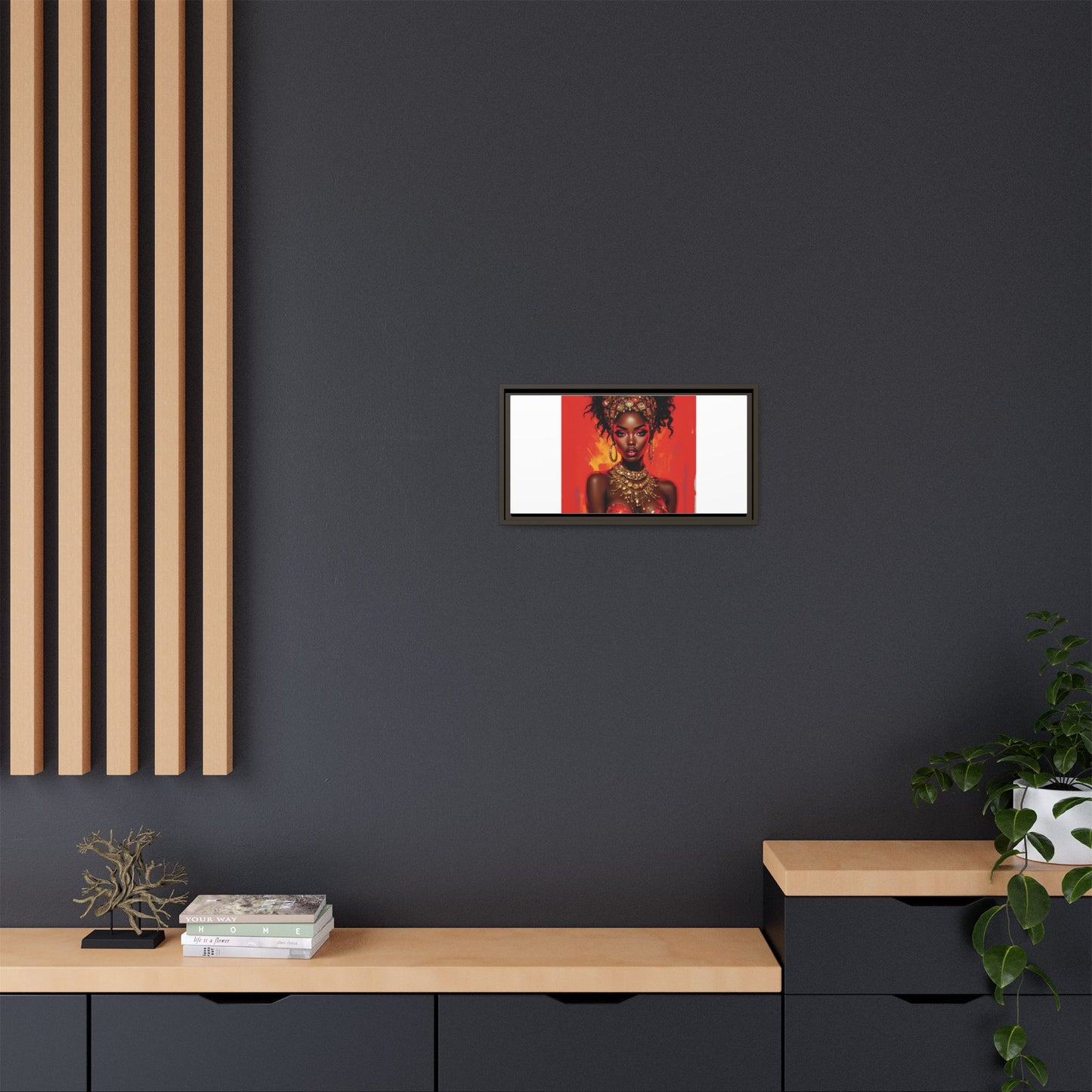 Matte Canvas, Framed (Multi-color)