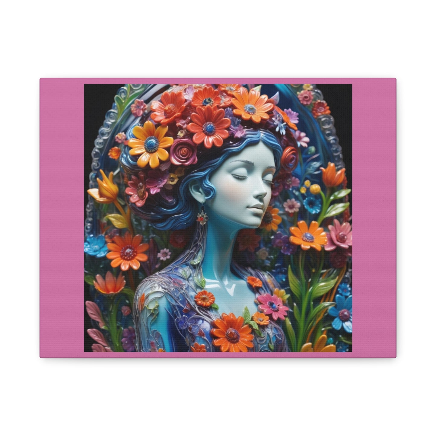 Copy of Copy of Floral Goddess Matte Canvas Wall Art