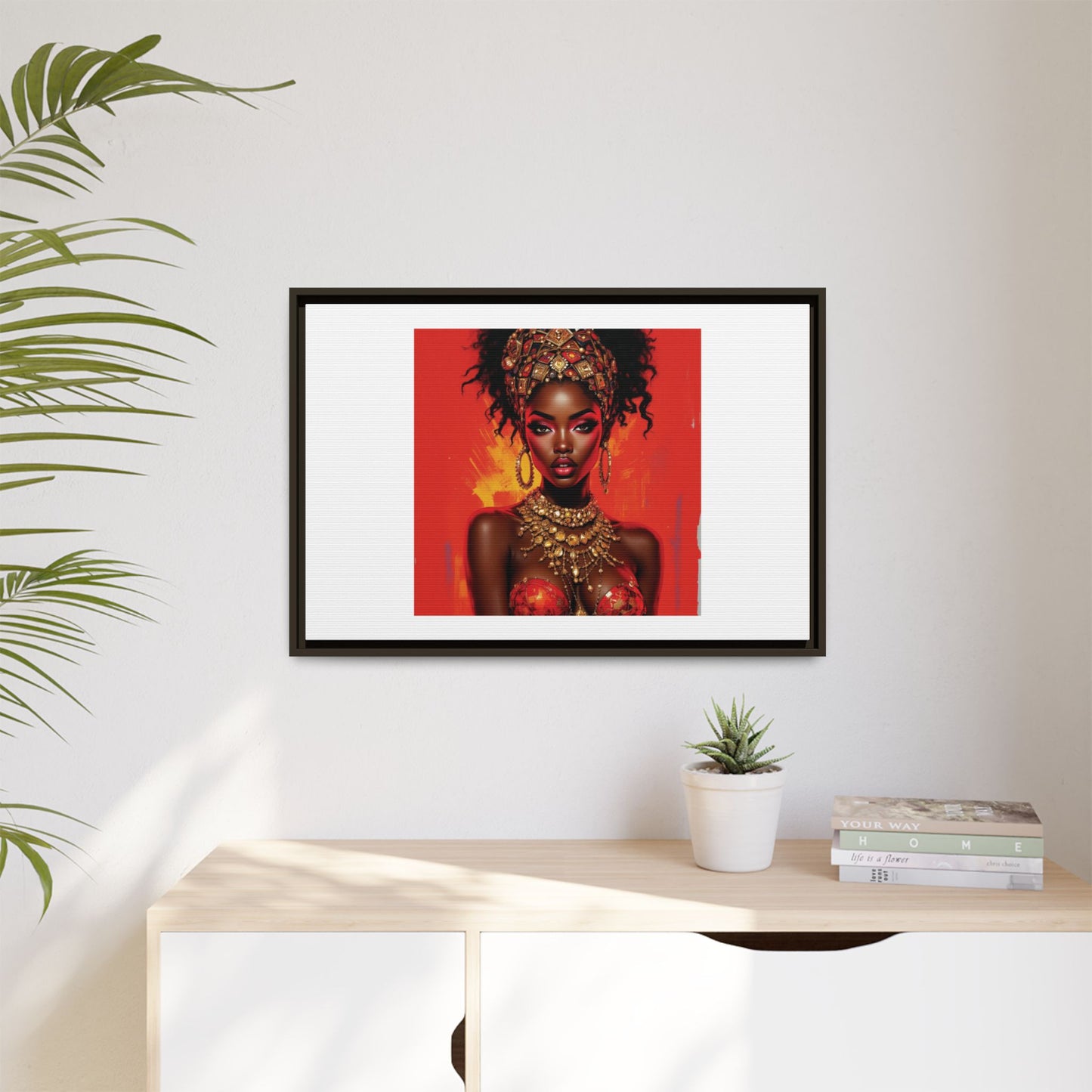 Matte Canvas, Framed (Multi-color)