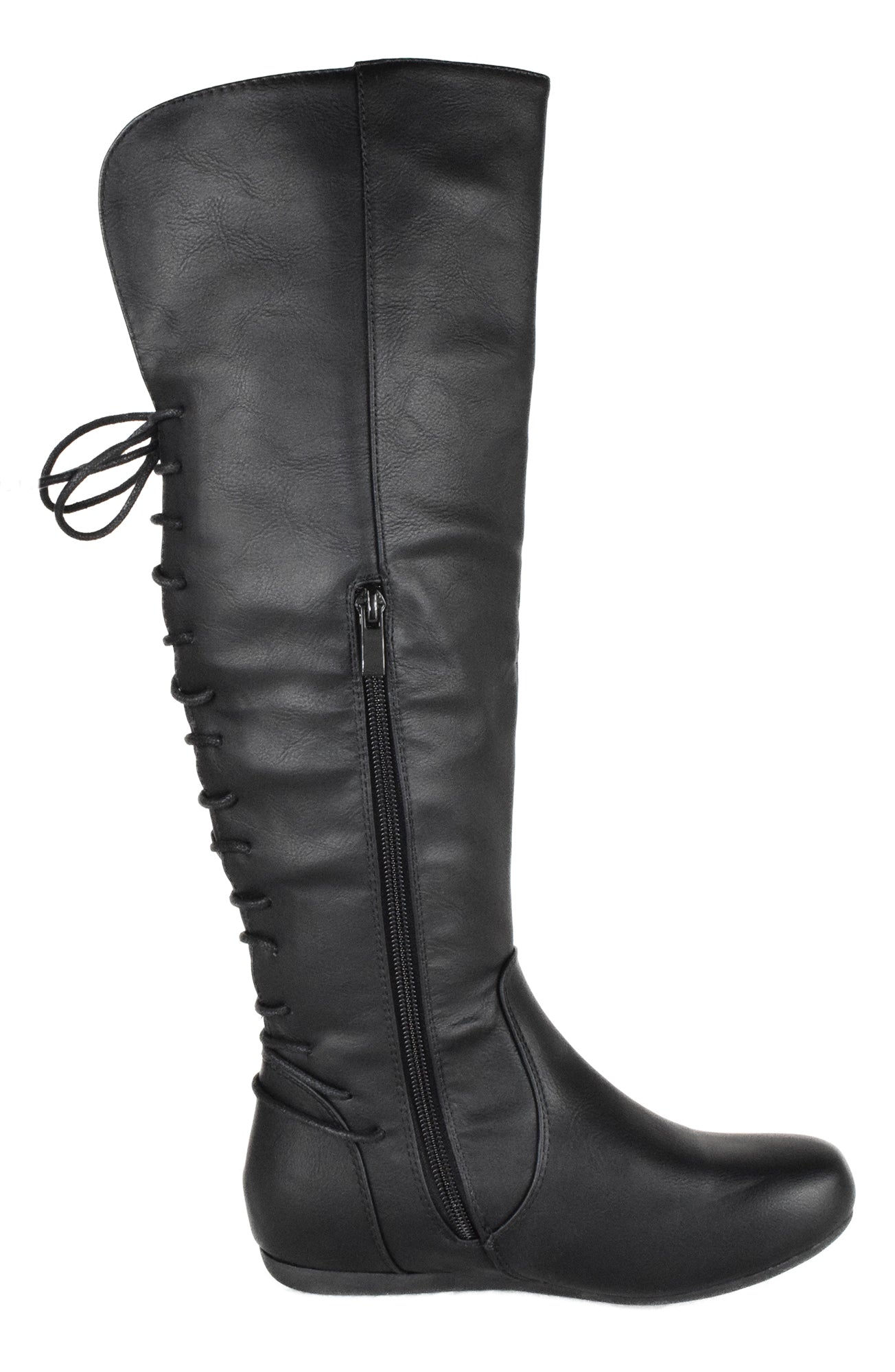 BANK-37 Black PU TOP MODA