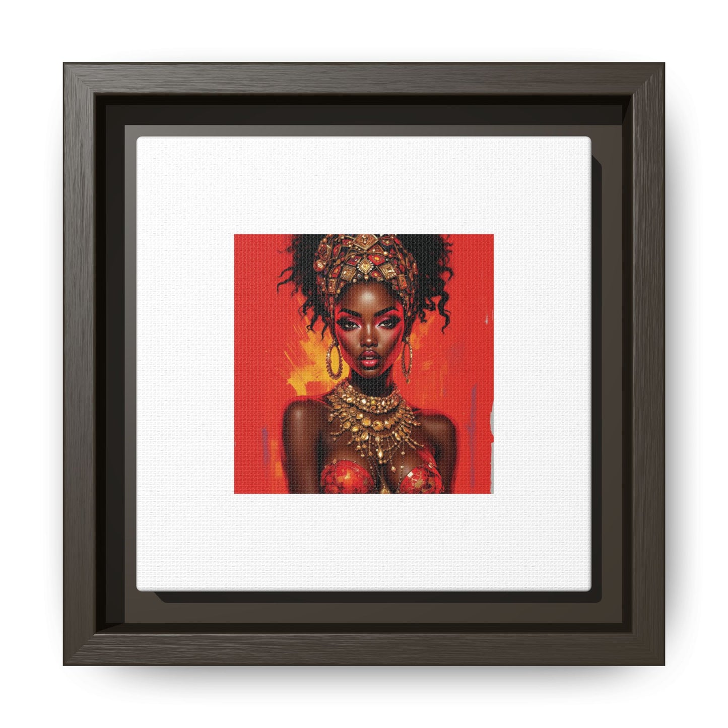 Matte Canvas, Framed (Multi-color)