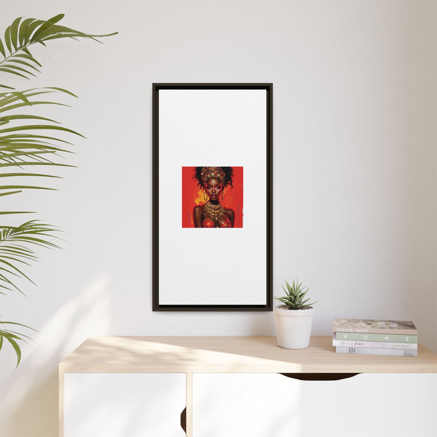 Matte Canvas, Framed (Multi-color)
