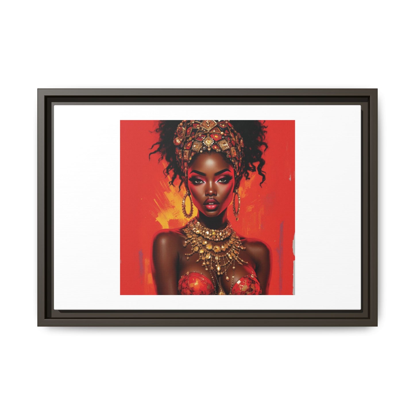 Matte Canvas, Framed (Multi-color)