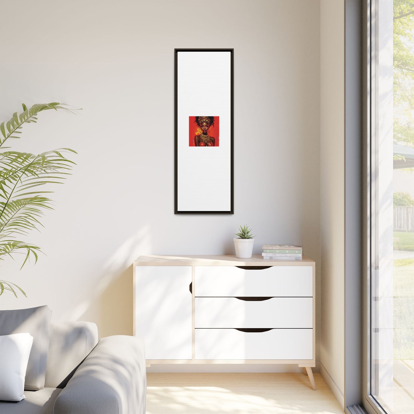 Matte Canvas, Framed (Multi-color)