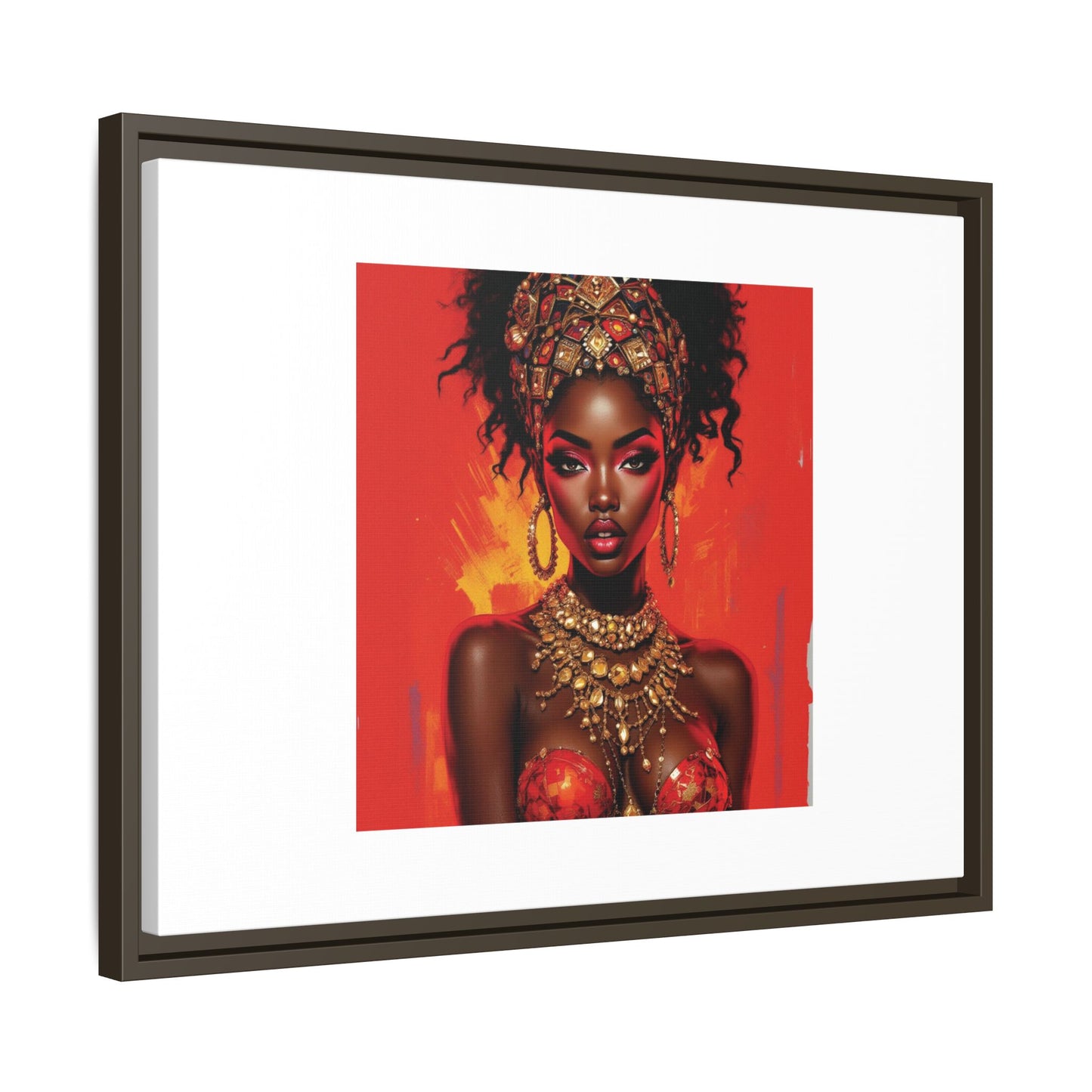Matte Canvas, Framed (Multi-color)