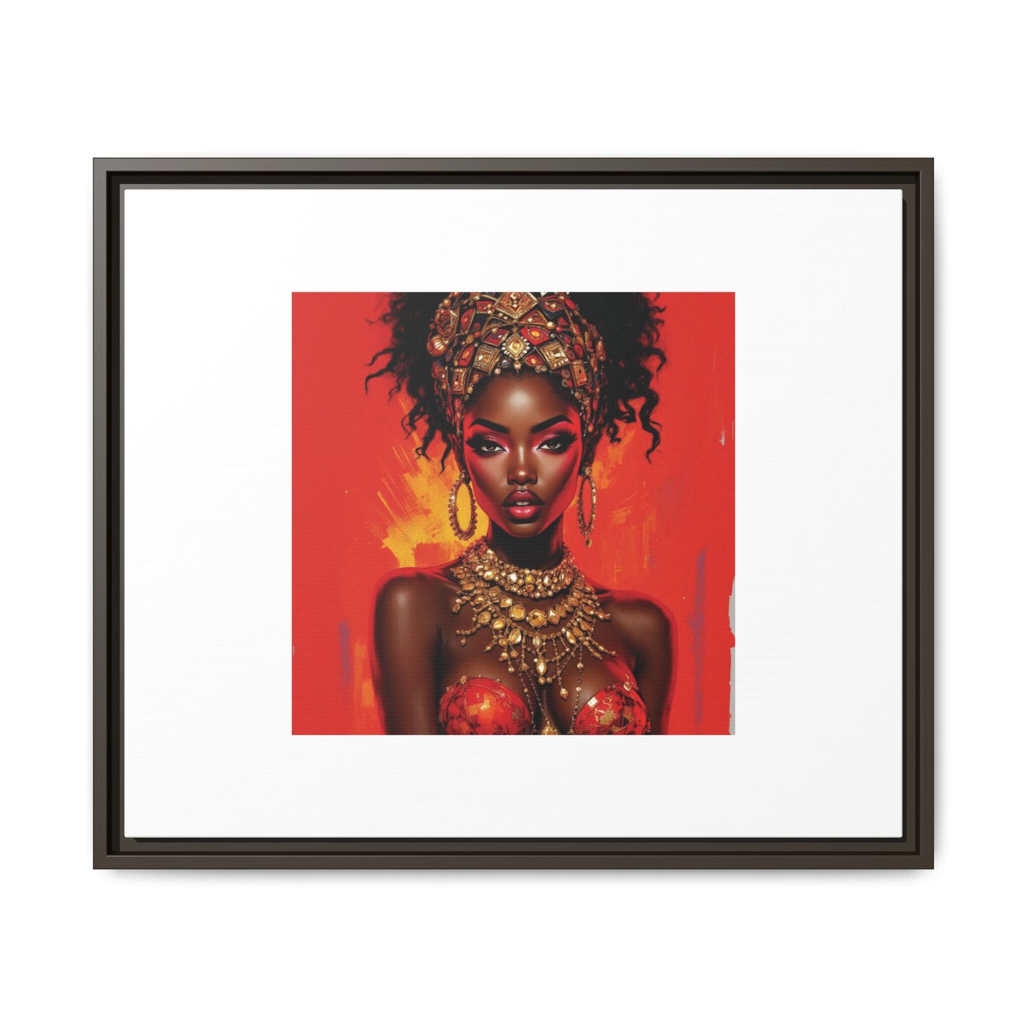 Matte Canvas, Framed (Multi-color)