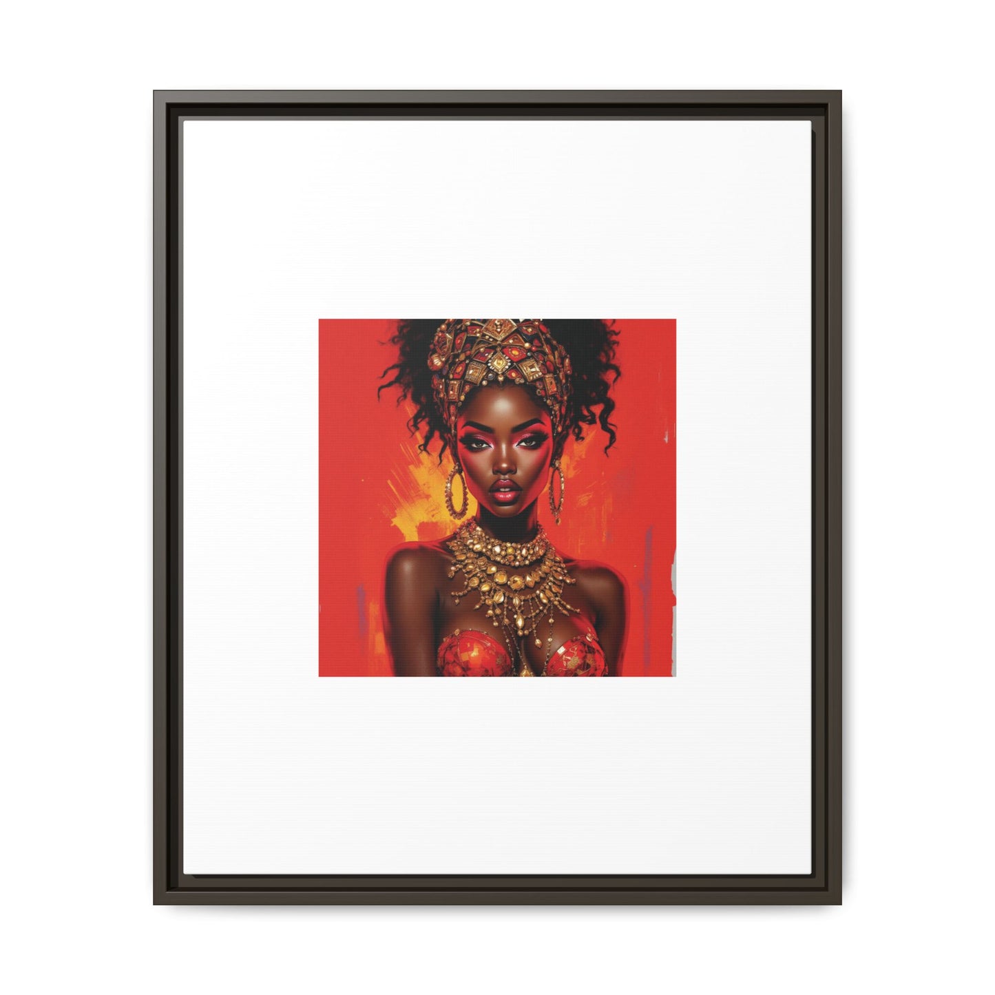 Matte Canvas, Framed (Multi-color)