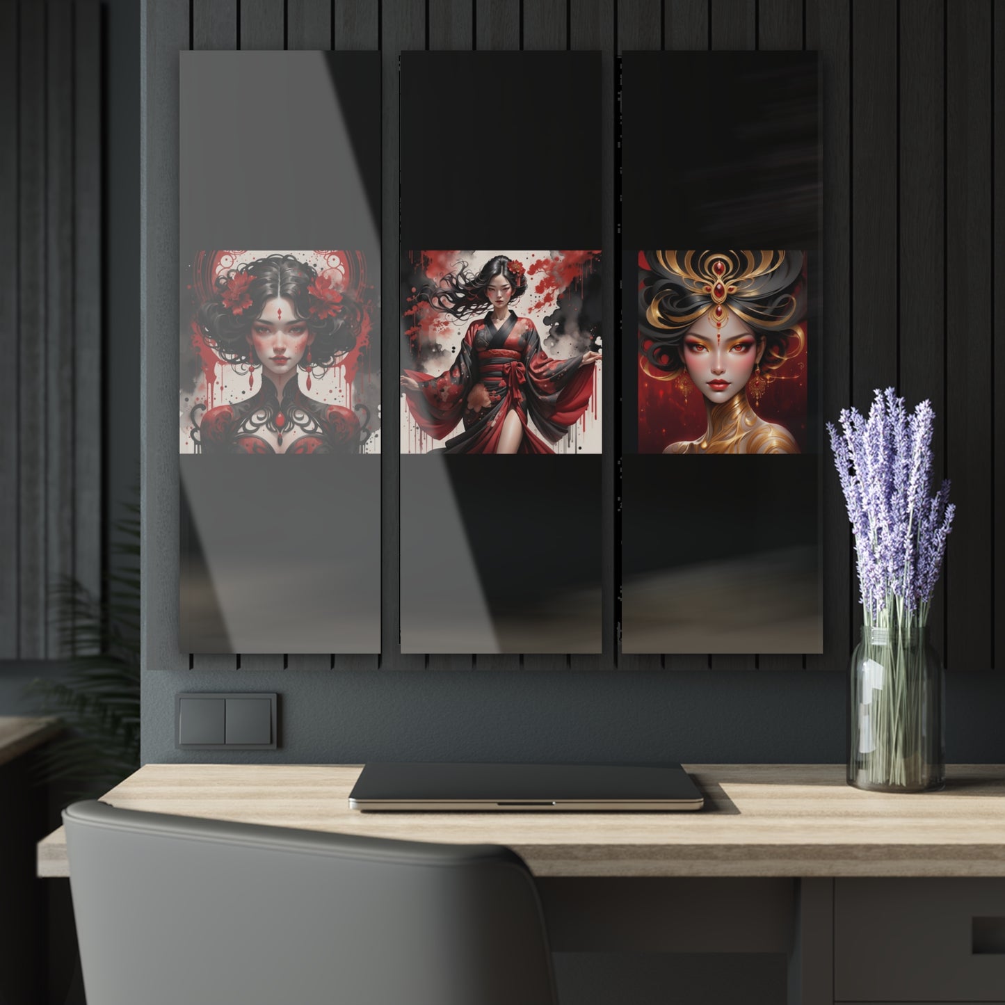 Copy of Christmas Acrylic Triptych Prints, Holiday Wall Art, Winter Decor, Festive Home Decoration, Seasonal Gift Ideas