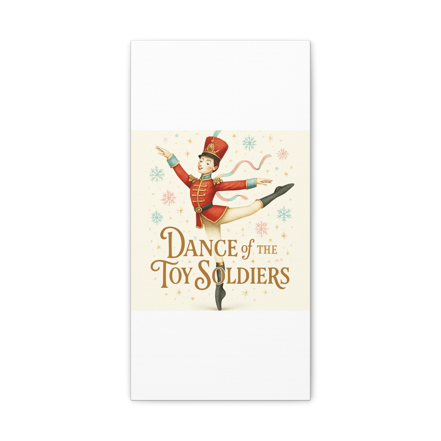 Dance of the Toy Soldiers Canvas Wall Art — Vintage Nutcracker Ballet Print