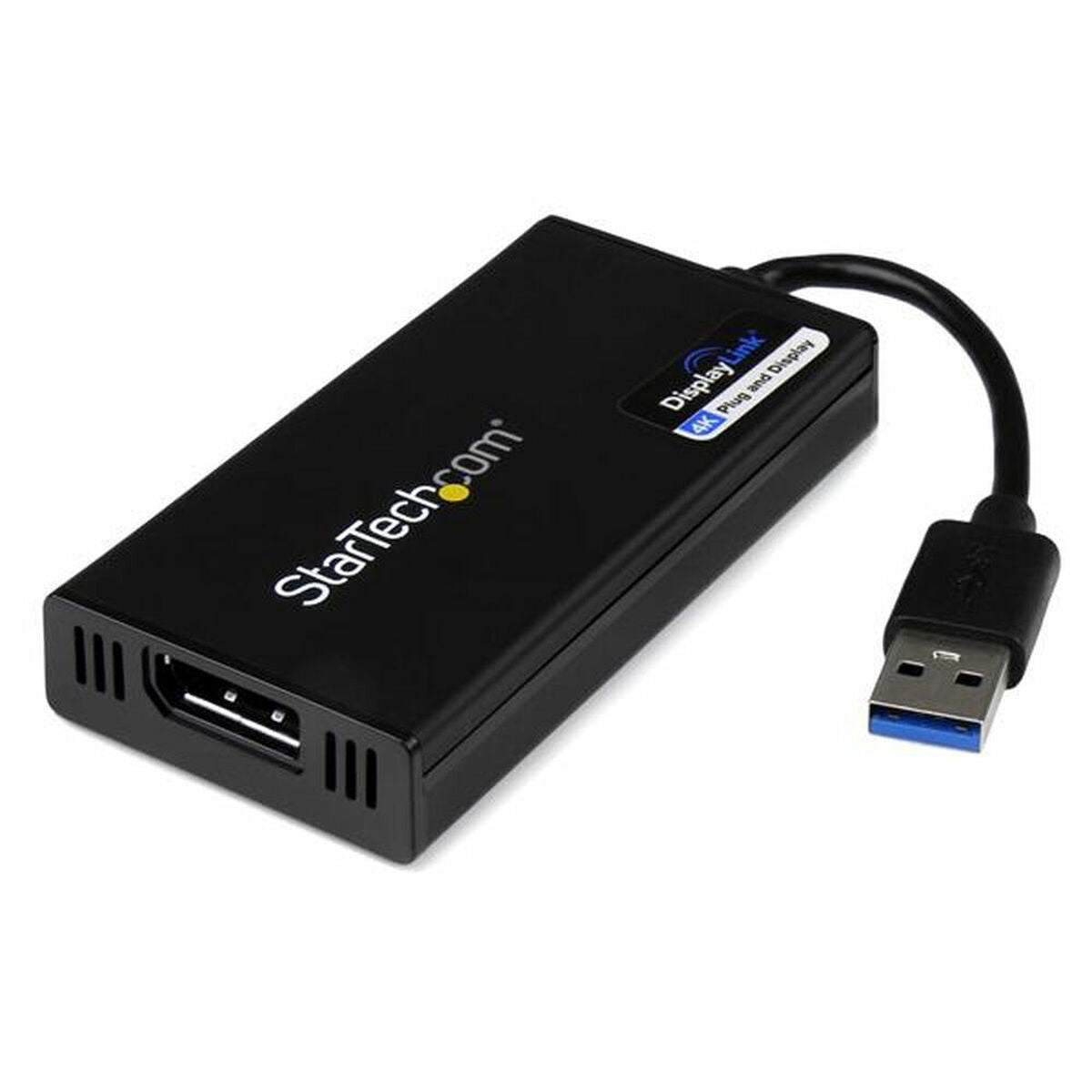 Adaptor Startech USB32DP4K 4K Ultra HD USB Black-1