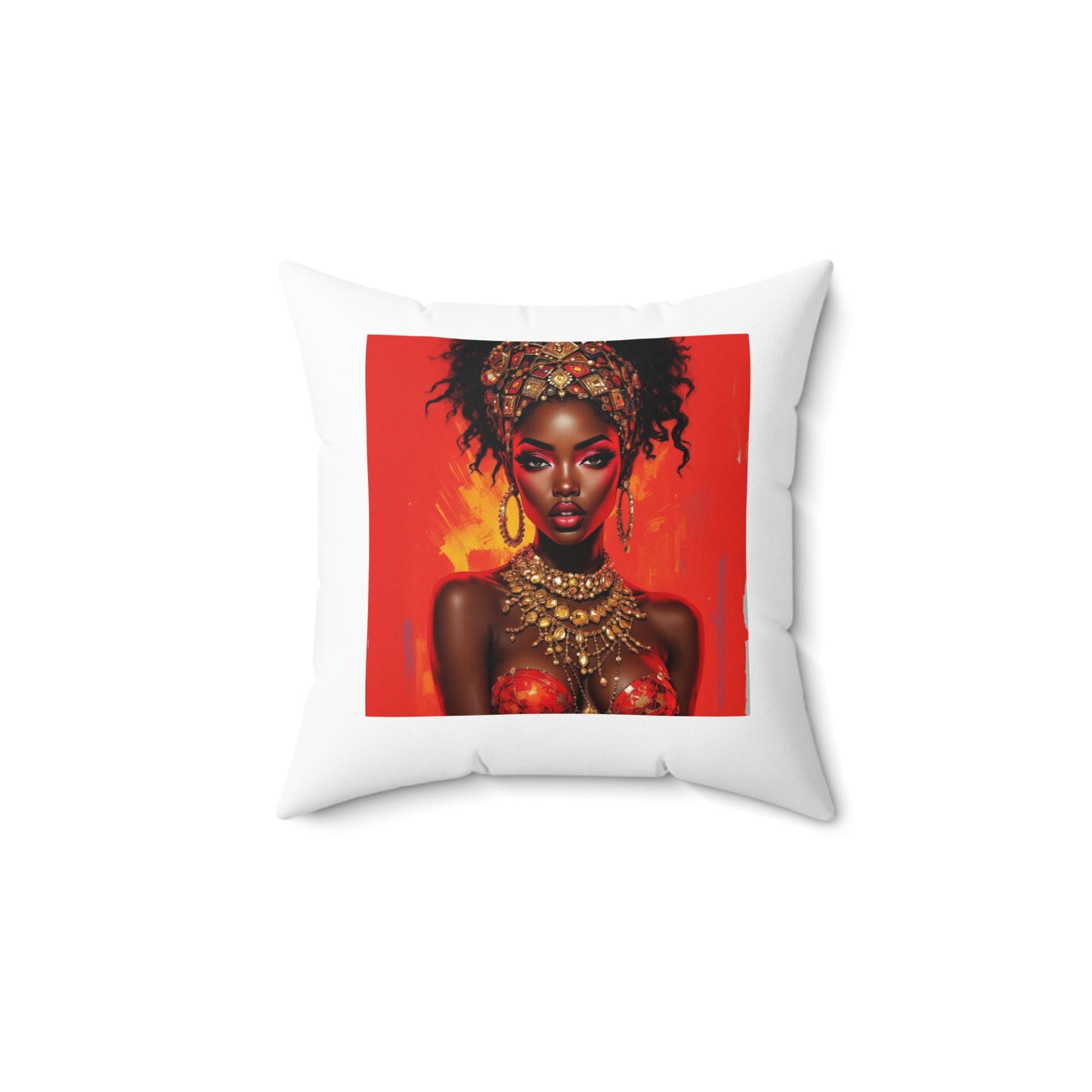 Spun Polyester Square Pillow