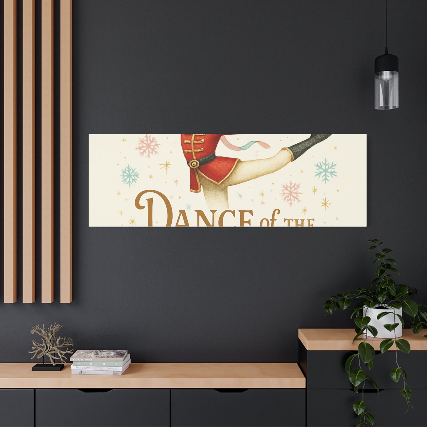 Dance of the Toy Soldiers Canvas Wall Art — Vintage Nutcracker Ballet Print