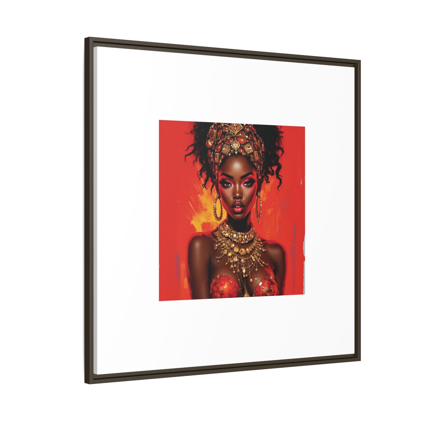 Matte Canvas, Framed (Multi-color)