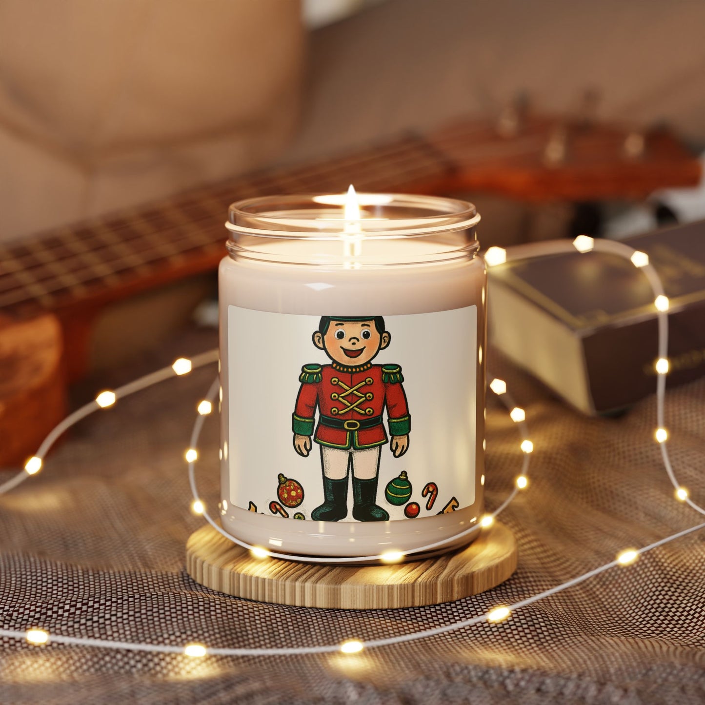Nutcracker Holiday Soy Candle — 9oz Scented Christmas Candle
