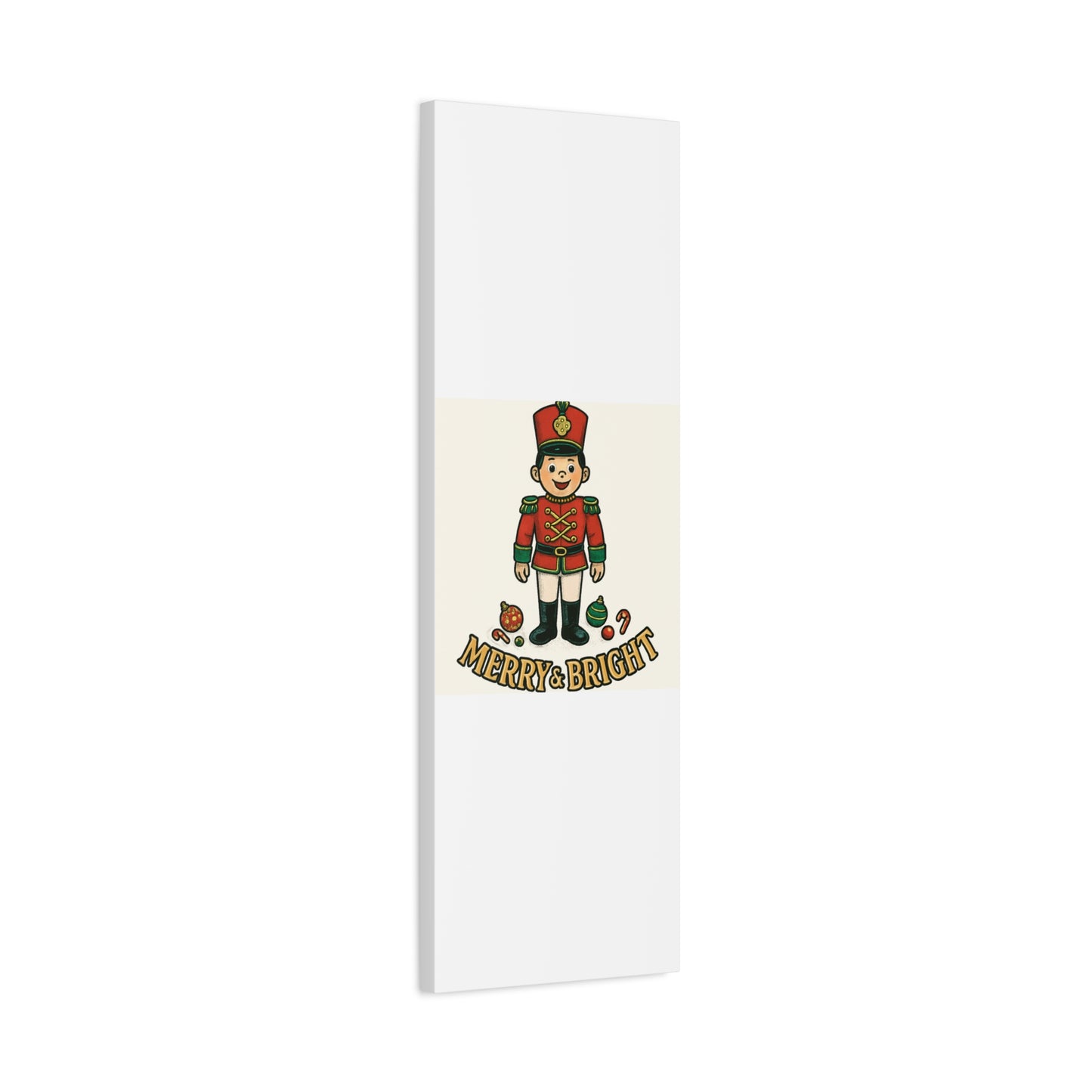 Nutcracker Soldier Matte Canvas Wall Art — Merry & Bright Holiday Decor