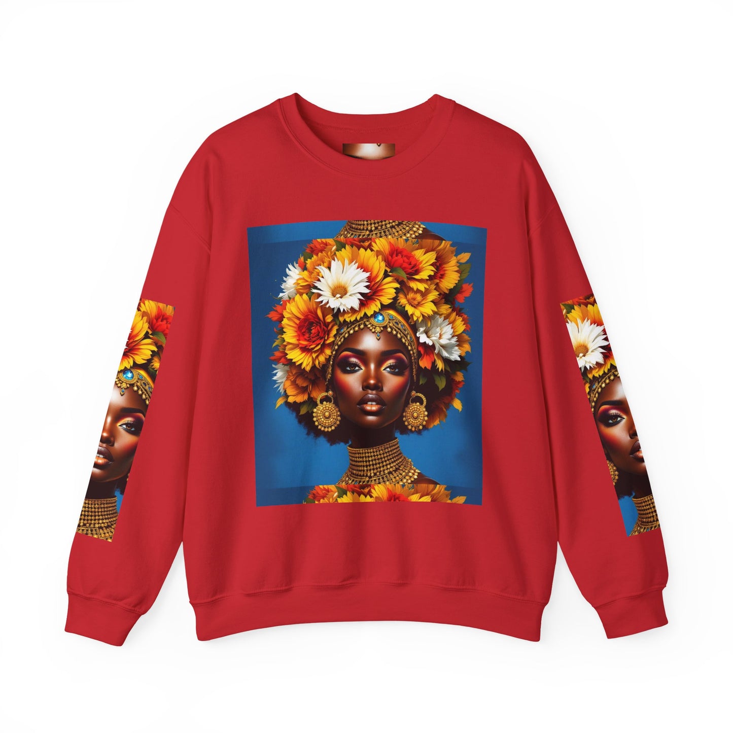 Floral Queen Crewneck Sweatshirt - Unisex Heavy Blend™