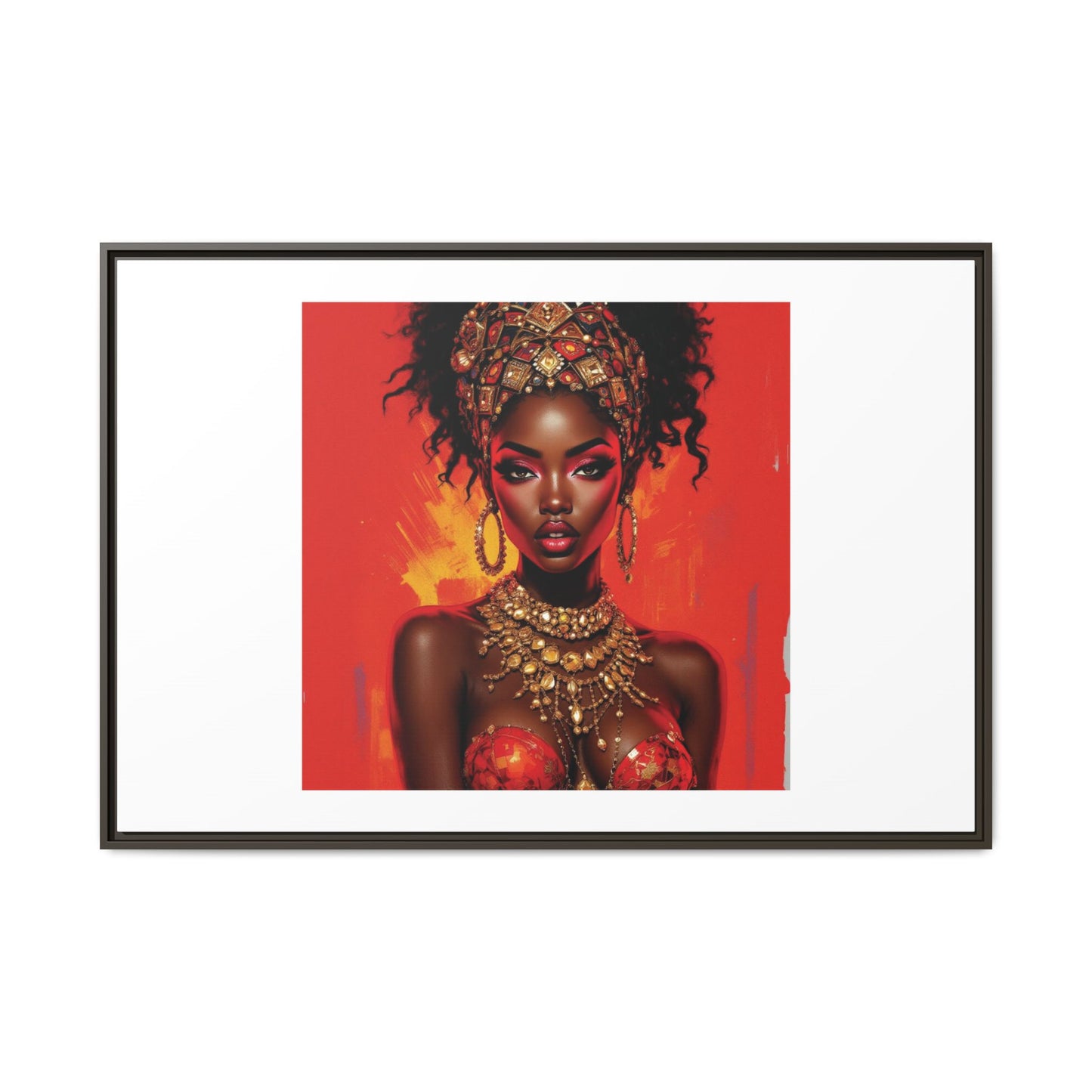 Matte Canvas, Framed (Multi-color)