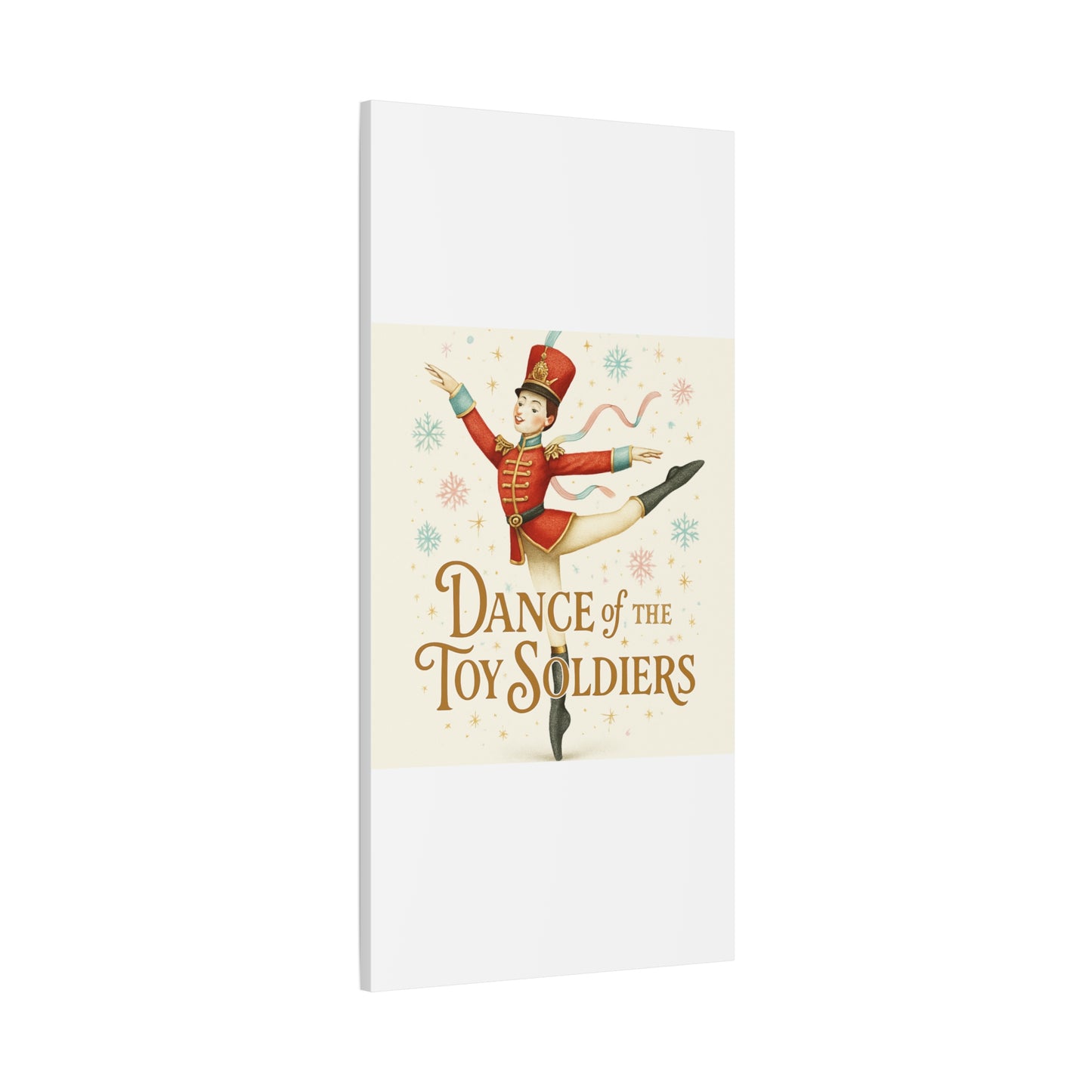 Dance of the Toy Soldiers Canvas Wall Art — Vintage Nutcracker Ballet Print