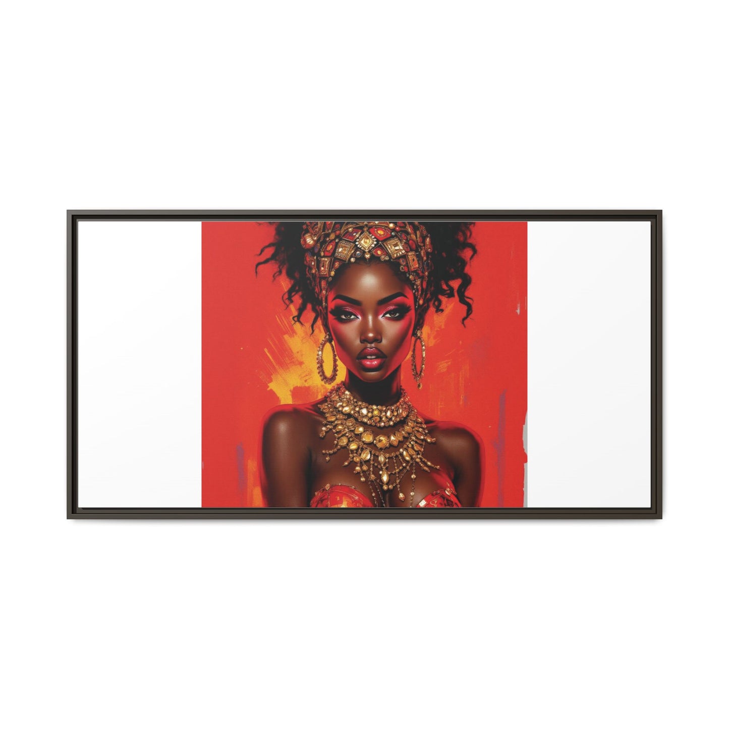 Matte Canvas, Framed (Multi-color)