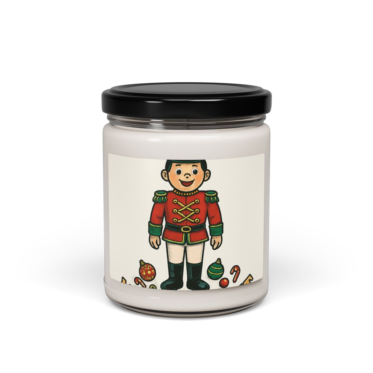 Nutcracker Holiday Soy Candle — 9oz Scented Christmas Candle