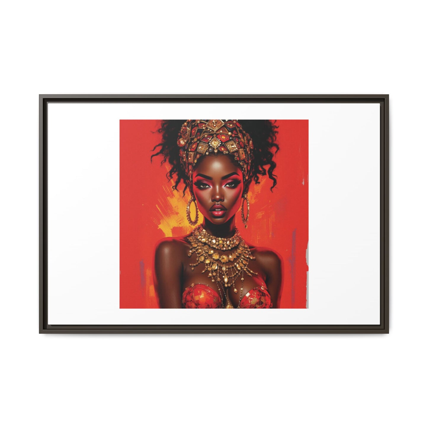 Matte Canvas, Framed (Multi-color)