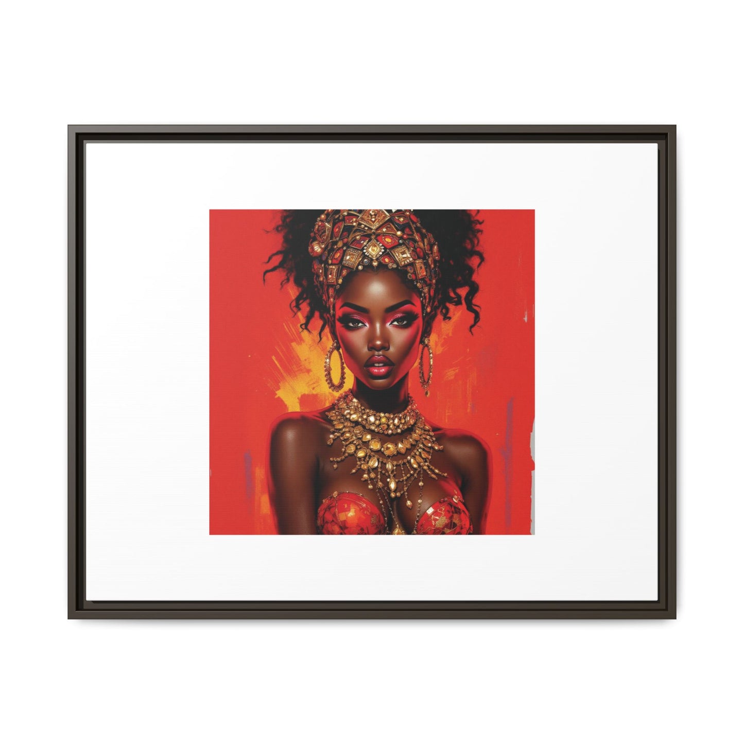 Matte Canvas, Framed (Multi-color)