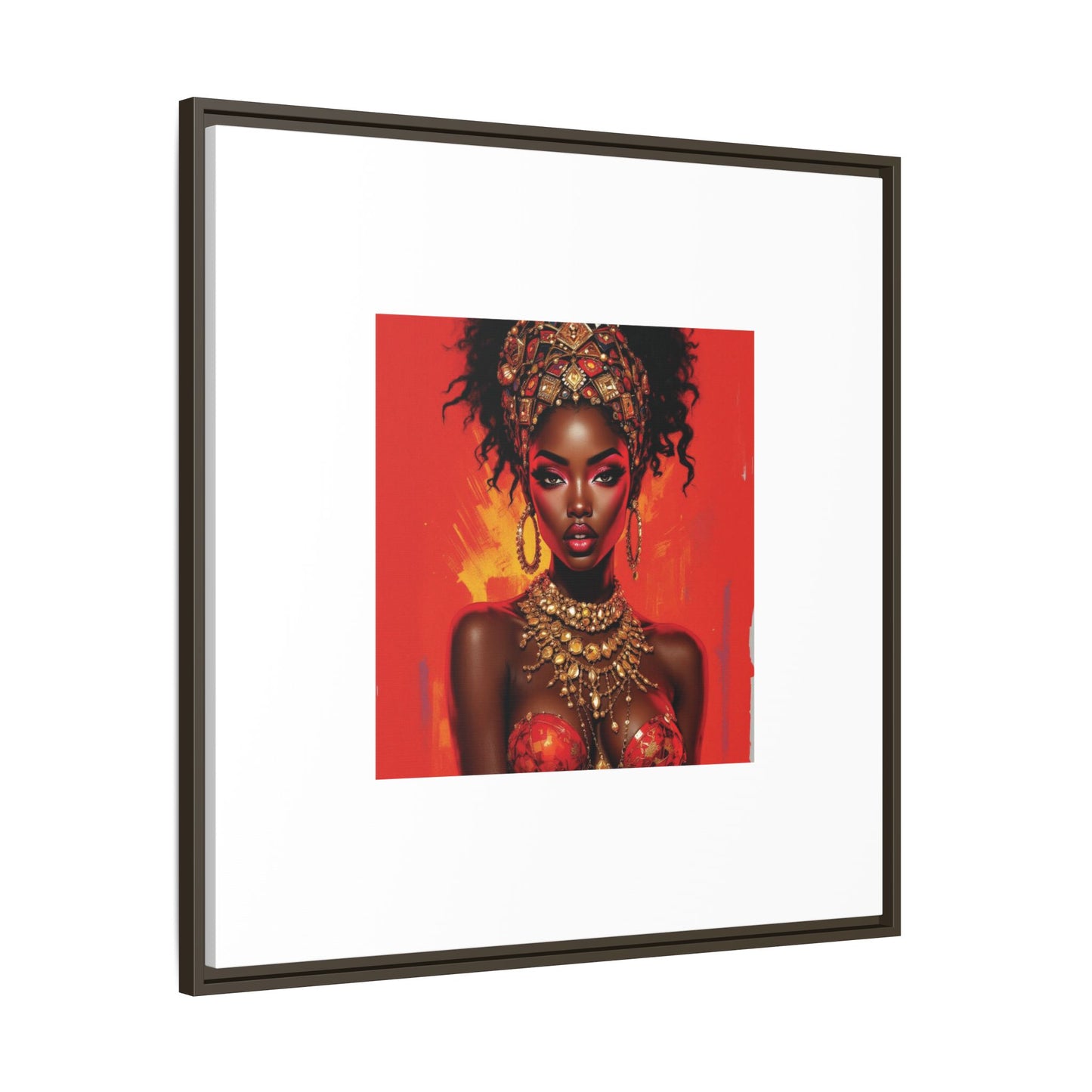 Matte Canvas, Framed (Multi-color)