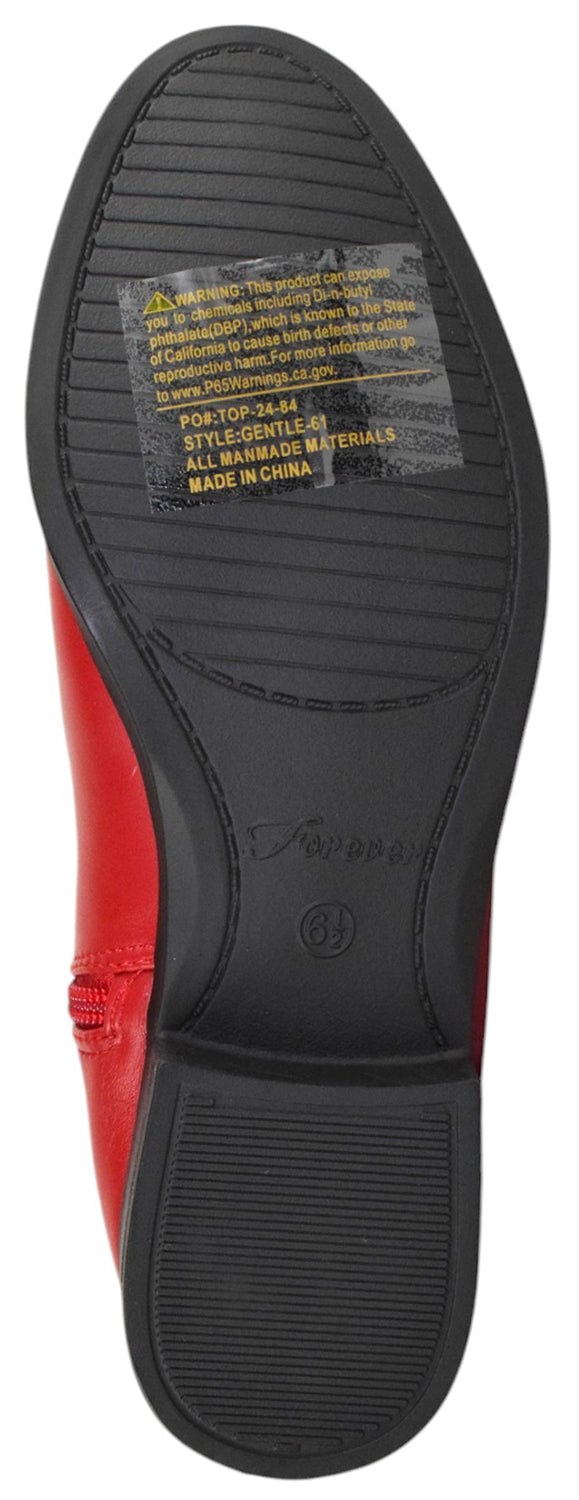 GENTLE-61 Red PU Forever-3