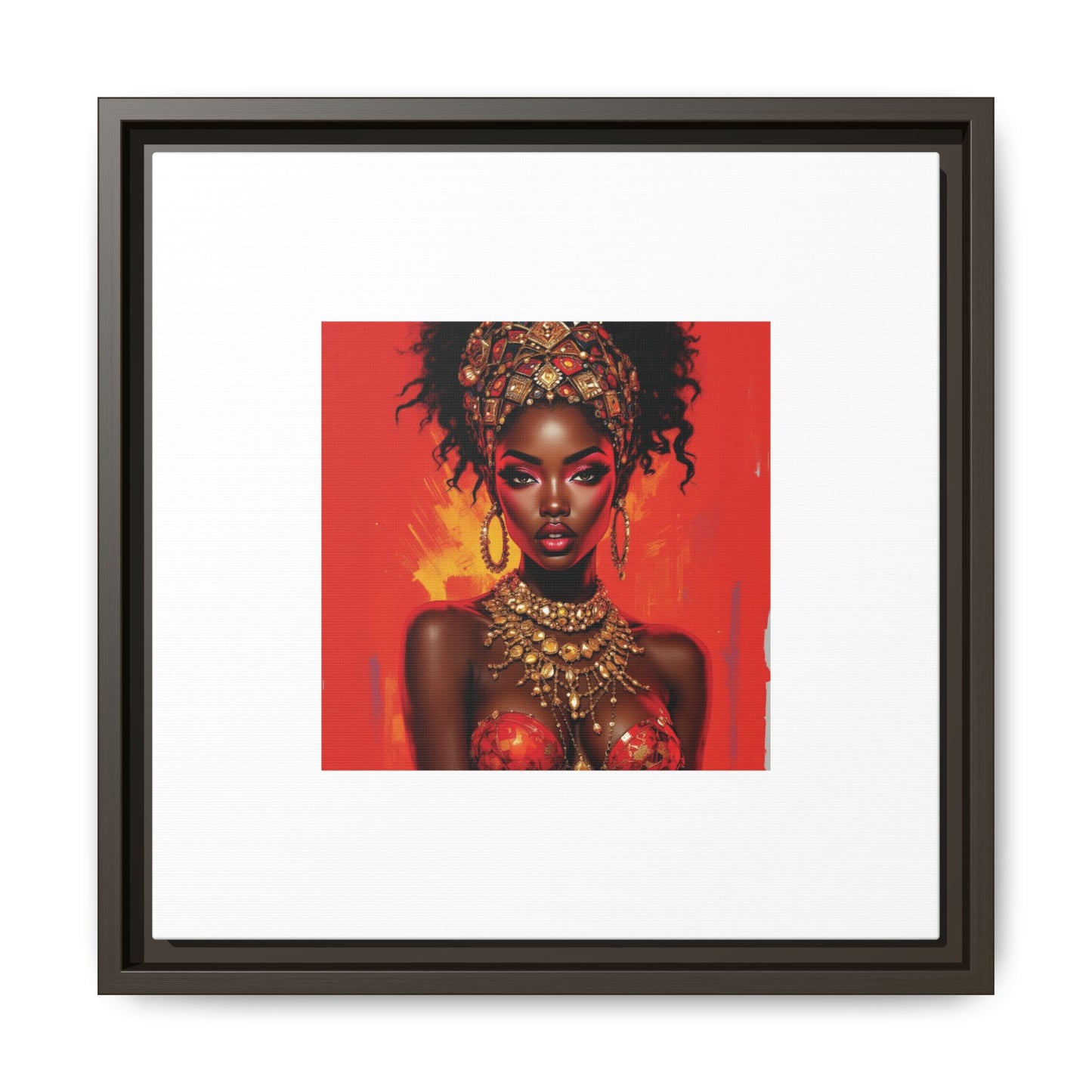 Matte Canvas, Framed (Multi-color)