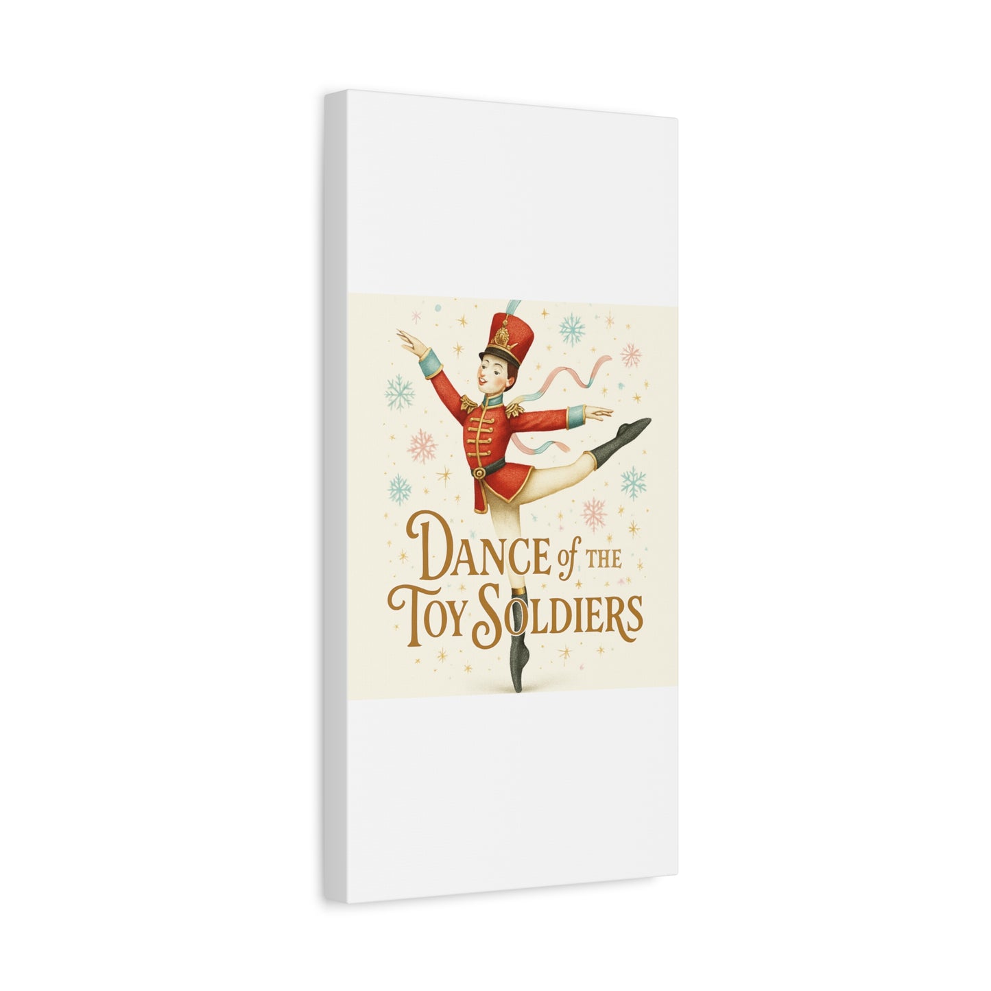 Dance of the Toy Soldiers Canvas Wall Art — Vintage Nutcracker Ballet Print