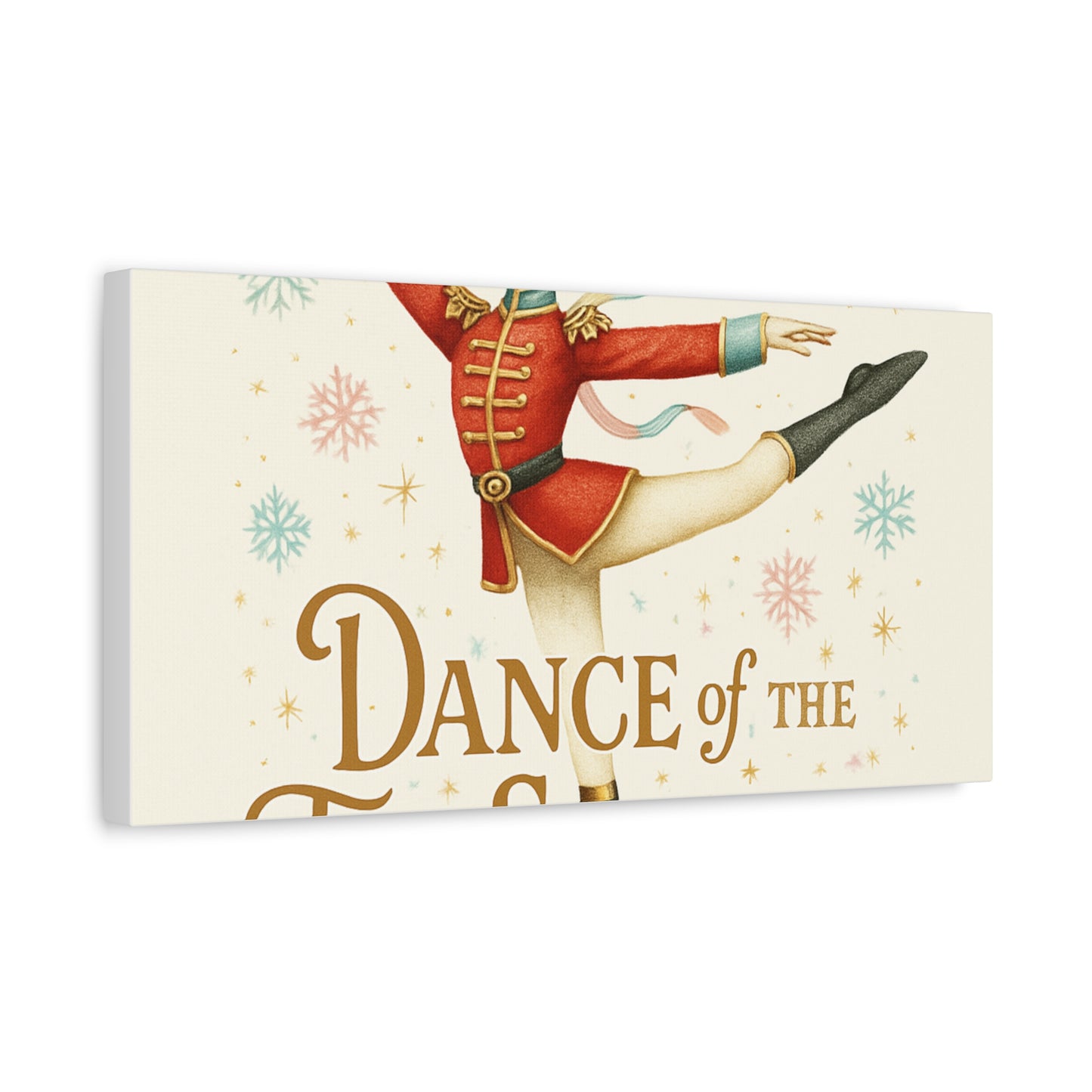 Dance of the Toy Soldiers Canvas Wall Art — Vintage Nutcracker Ballet Print