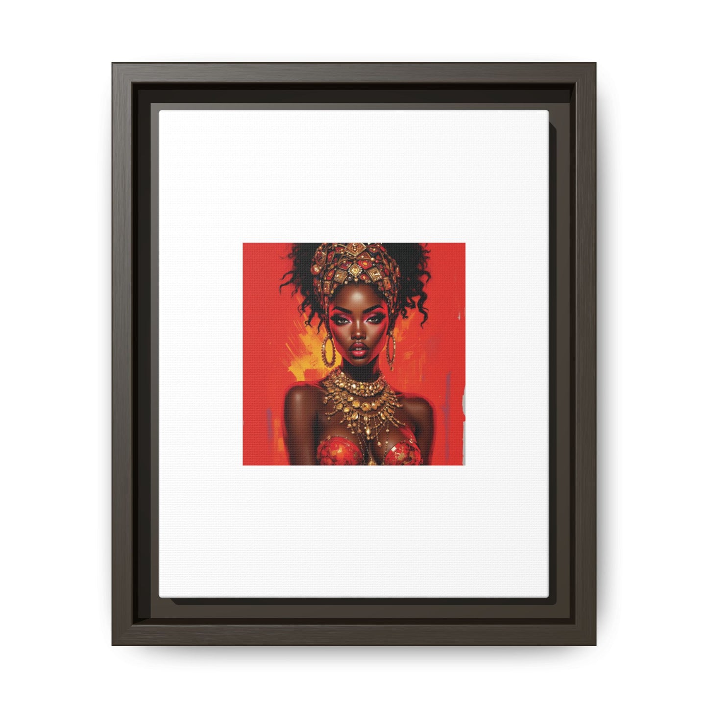 Matte Canvas, Framed (Multi-color)